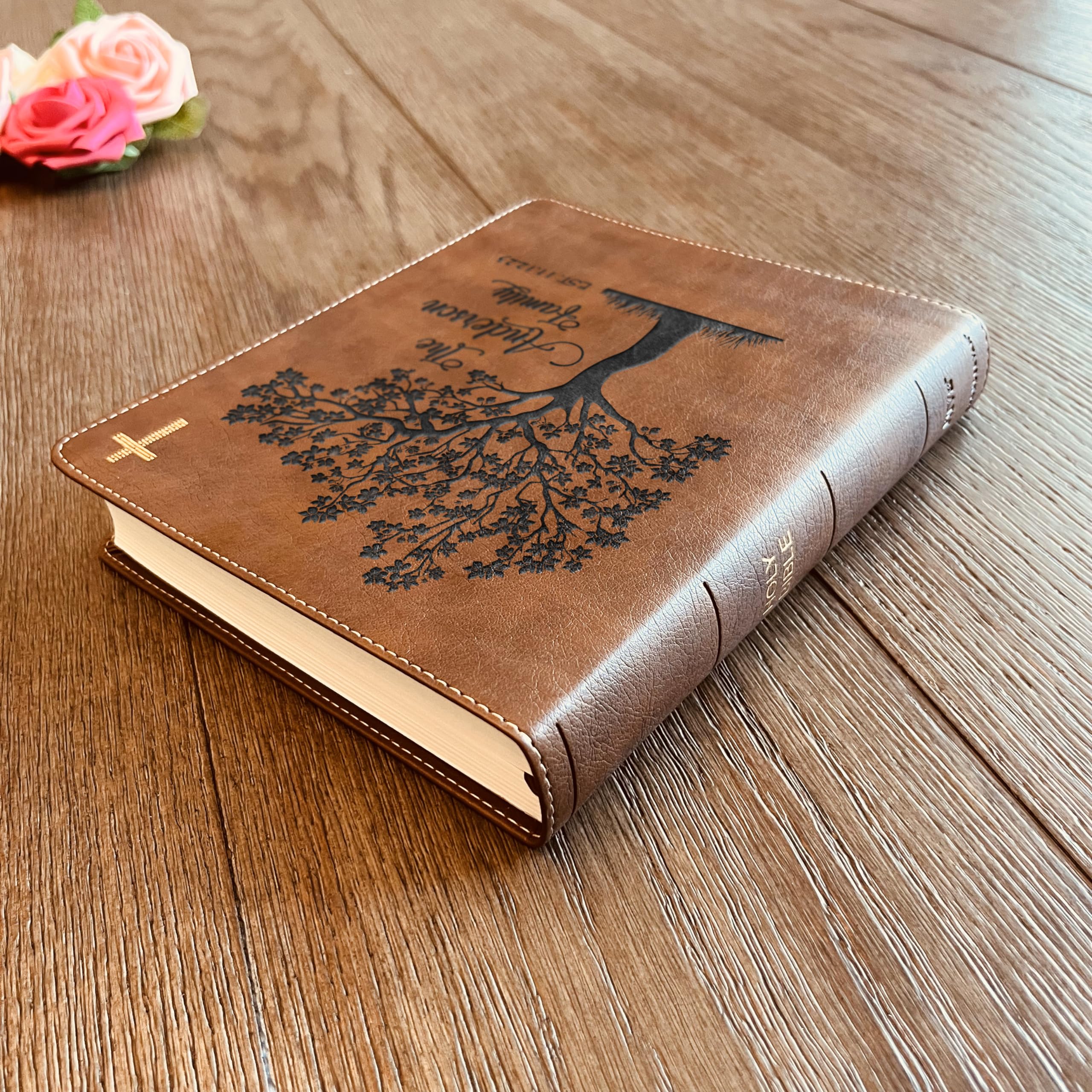 Personalized Family Bible - Custom NIV Engraved Wedding Bible with Family Tree Journaling | Christian Gift for Weddings, Anniversaries & Family Heirlooms | Perfect for Ceremonies, Devotions & Generational Keepsakes