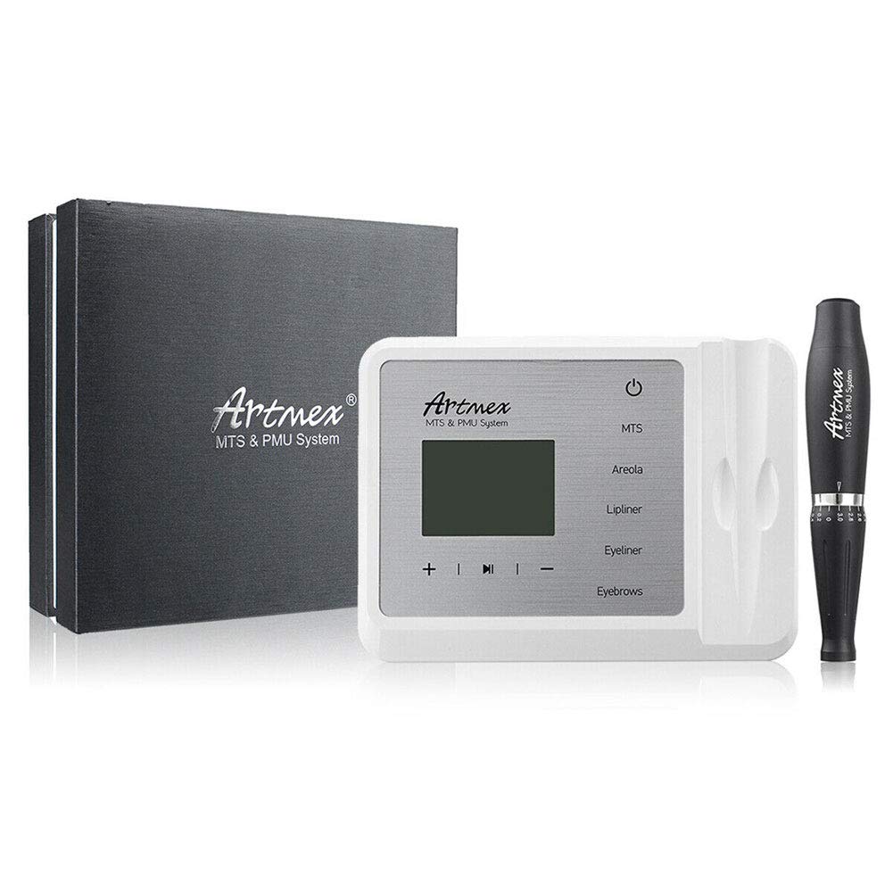 Artmex V9 Permanent Makeup Tattoo Machine - Professional Rotary Pen for Eyebrows & Lips - MTS PMU System - Ideal for Tattoo Artists & Beauty Salons