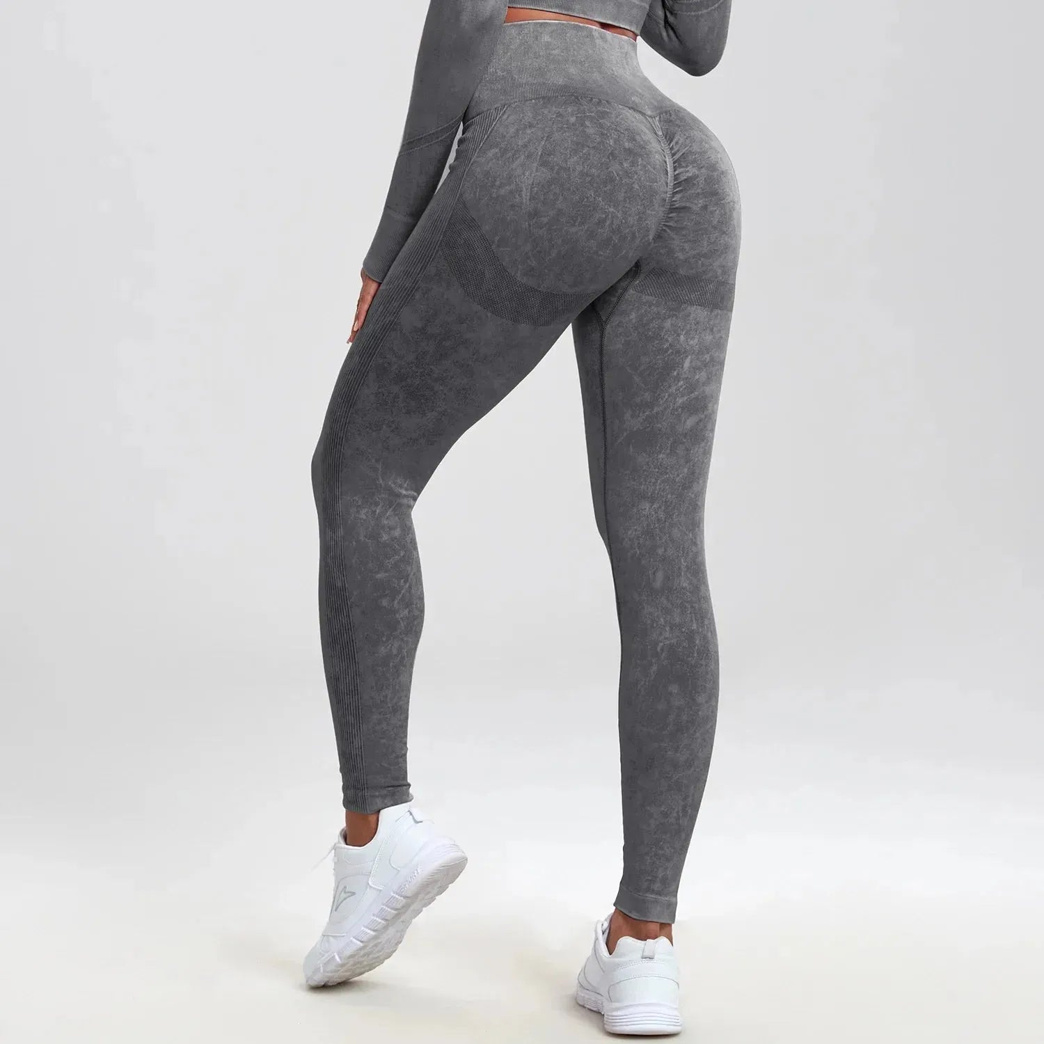 NORMOV High Waist Seamless Yoga Pants for Women - Push Up Workout Leggings, Elastic Running & Fitness Tights - Perfect for Gym, Yoga, Pilates & Everyday Wear