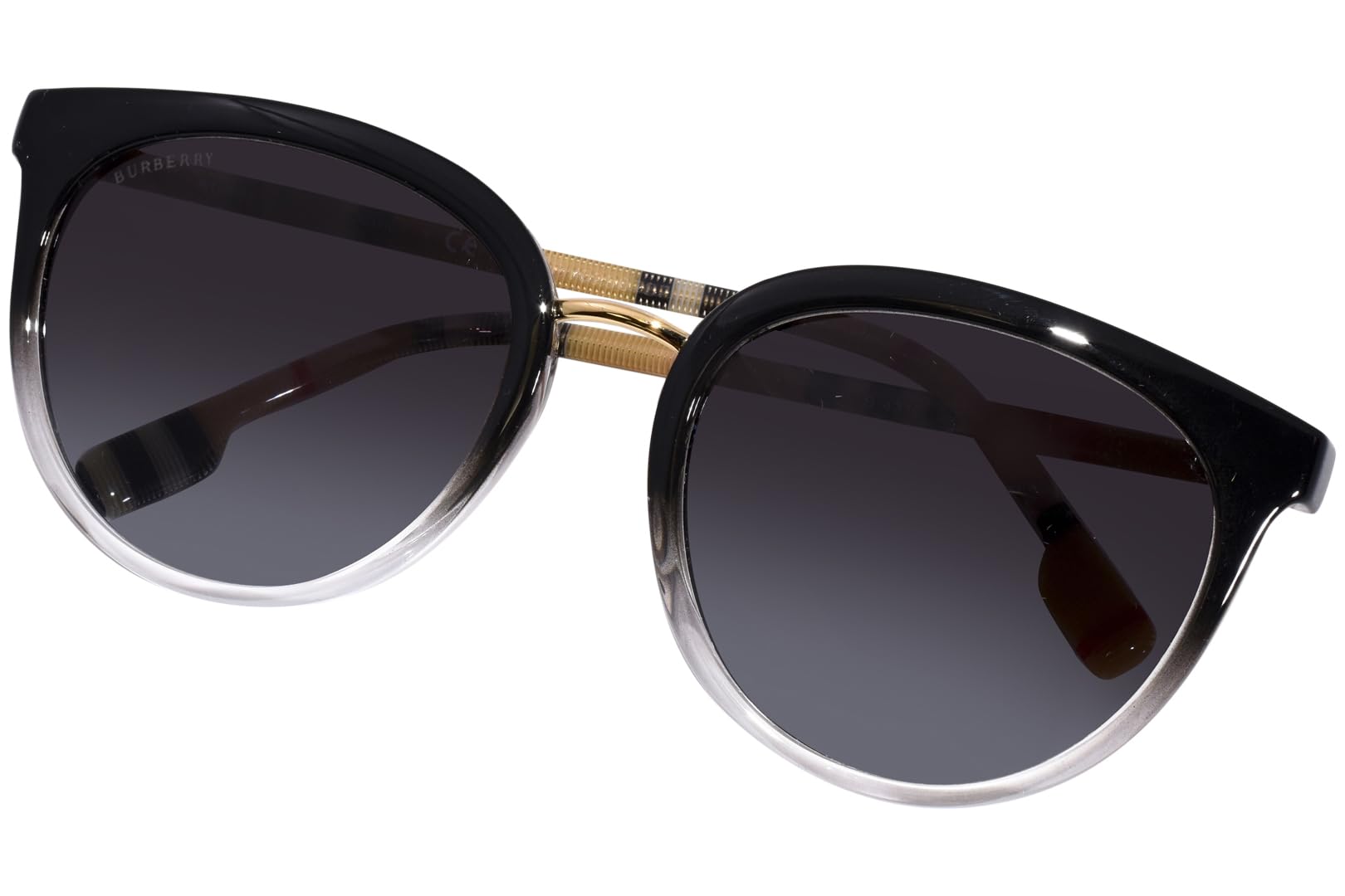 BURBERRY BE 4316 39188G Black Gradient Sunglasses for Women & Men - Stylish UV Protection Shades for Driving, Beach & Outdoor Fashion