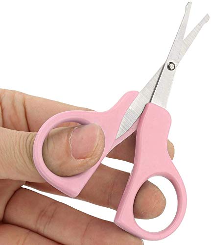 Baby Nail Care Kit 4-in-1 - Safe Nail Clippers, Scissors, File & Tweezers for Newborns, Infants & Toddlers | Gentle Manicure & Pedicure Set (Pink) | Perfect for Home Baby Care & Travel Essentials