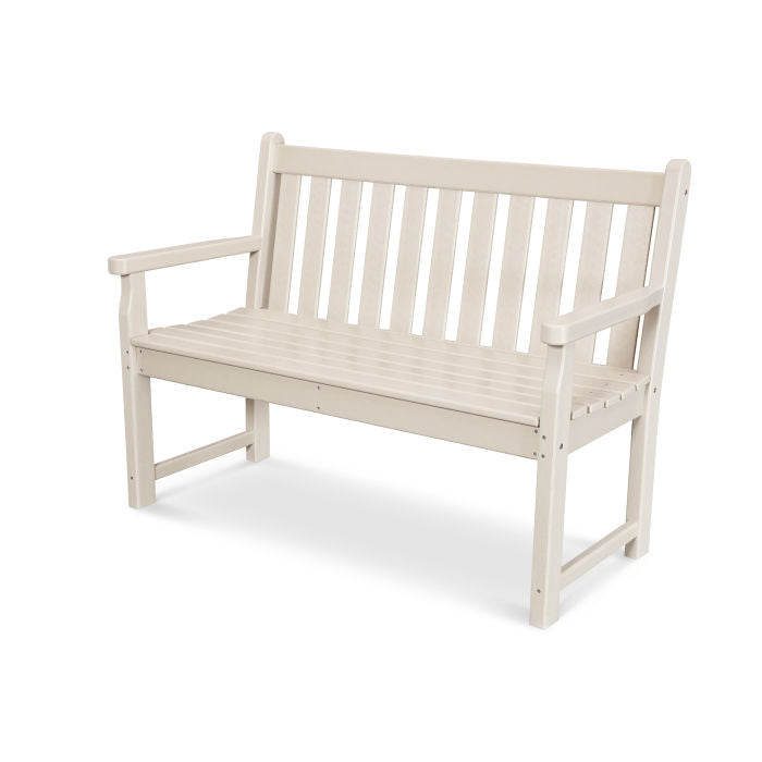 POLYWOOD Traditional 48-Inch Outdoor Garden Bench - Durable & Weather-Resistant for Patio, Deck, and Backyard Seating