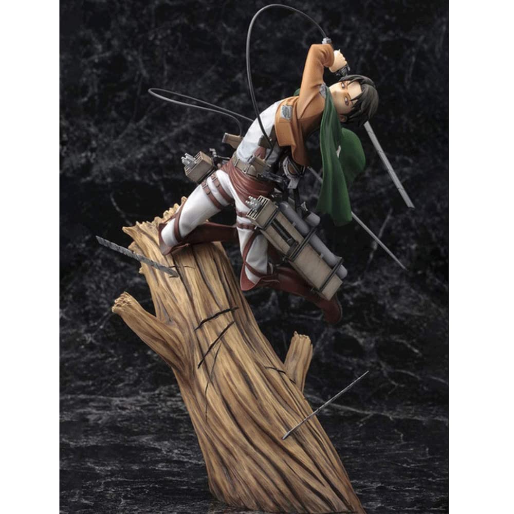 Attack On Titan ARTFX J Levi Renewal Ver. Anime Statue Figure - 28cm Collectible Model for Anime Fans & Decor | Perfect for Display, Gifts, and Anime Collections