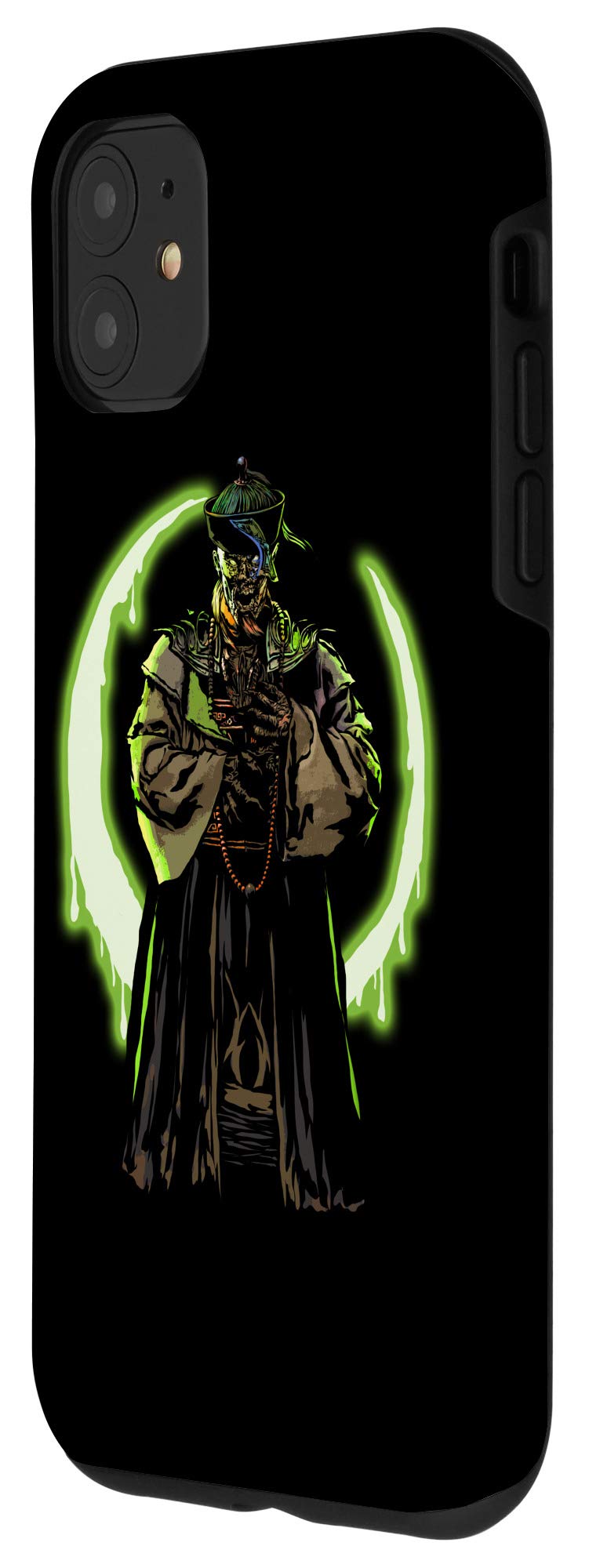 iPhone 11 Case - Chinese Jiangshi Vampire Zombie Halloween Costume Design - Perfect for Cosplay, Themed Parties & Horror Events
