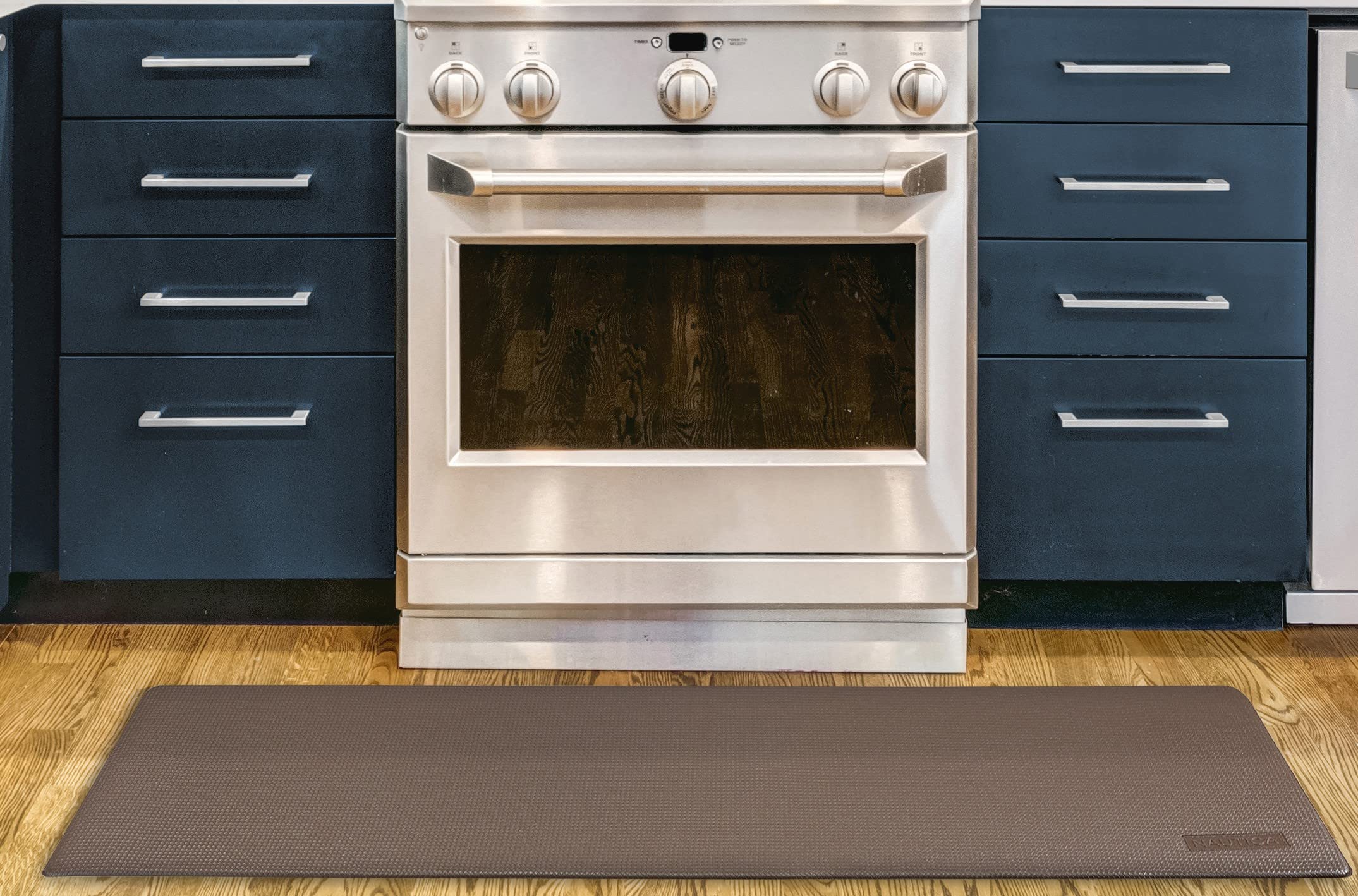 **Nautica Anti-Fatigue Kitchen Mat - Non-Slip, Waterproof Cushioned Floor Mat for Cooking & Standing - 17.5