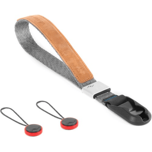 Peak Design Cuff Camera Wrist Strap (Ash) - Secure & Comfortable DSLR/Mirrorless Camera Strap for Photographers - Perfect for Travel, Hiking & Outdoor Photography