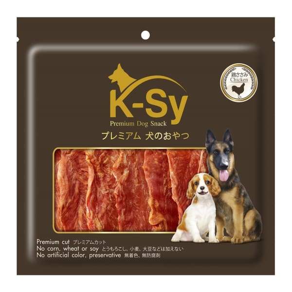 K sy Crispy Chicken Jerky 200g - High Protein Dog Treats for Training, Chewing & Dental Health - All Natural Grain-Free Snacks for Small & Large Dogs