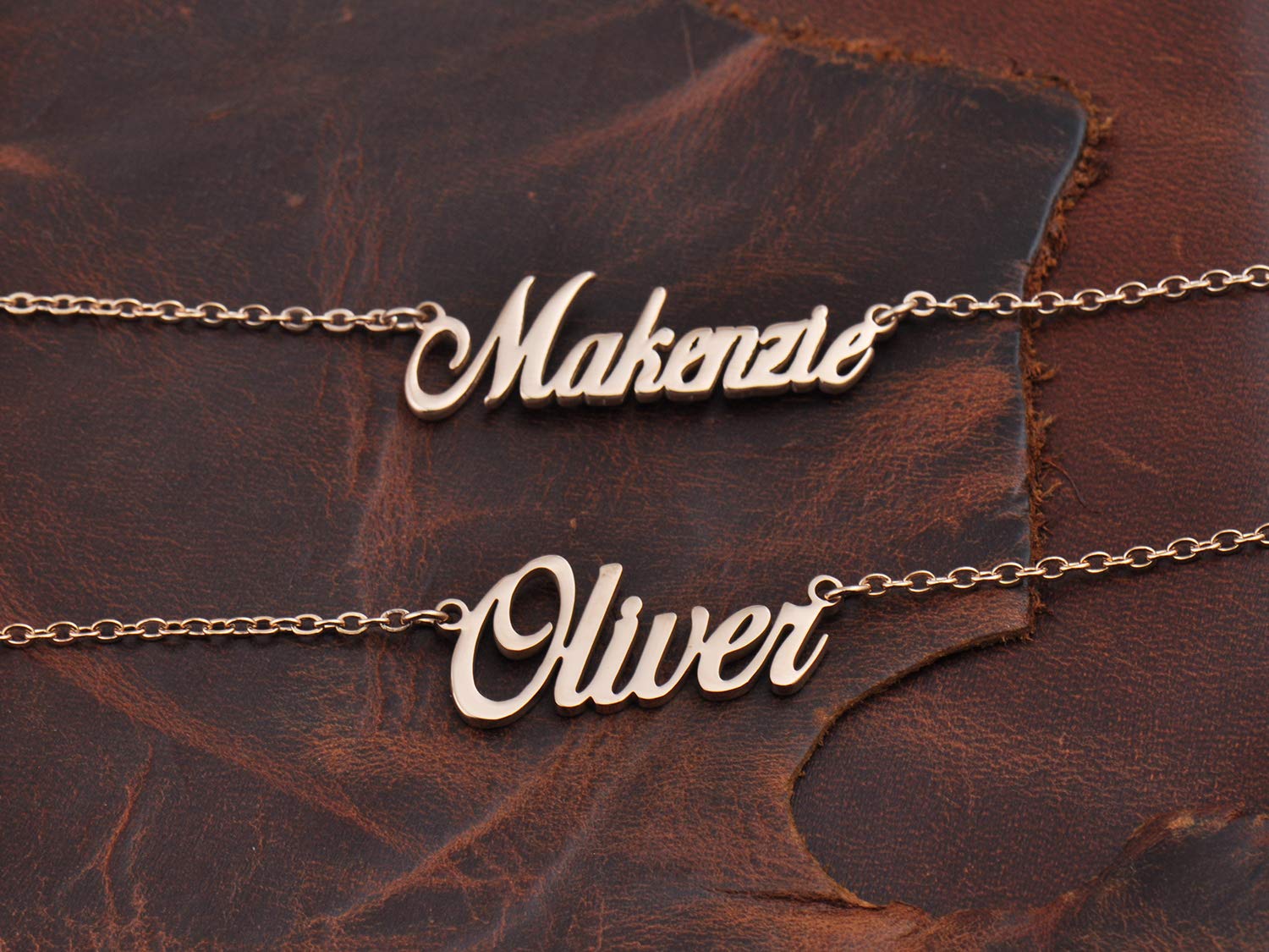 Custom Initial Name Necklace for Women - Personalized Engraved Charm Pendant Jewelry Gift for Her - Perfect for Birthdays, Anniversaries & Valentine's Day
