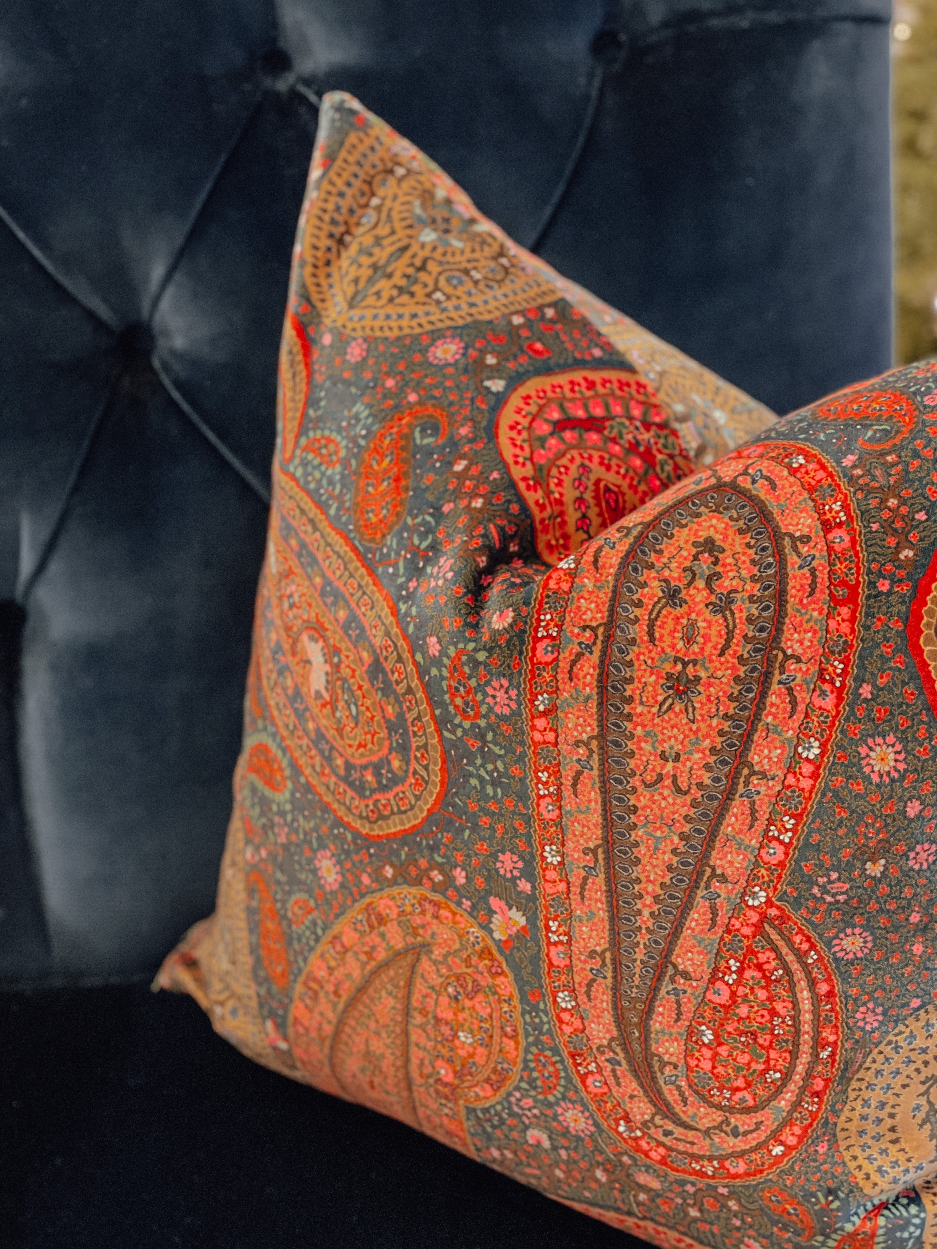 Custom 31 Westgate Pillow Cover - Peregrine Plum Paisley Design - Perfect for Sofa, Bed & Home Decor