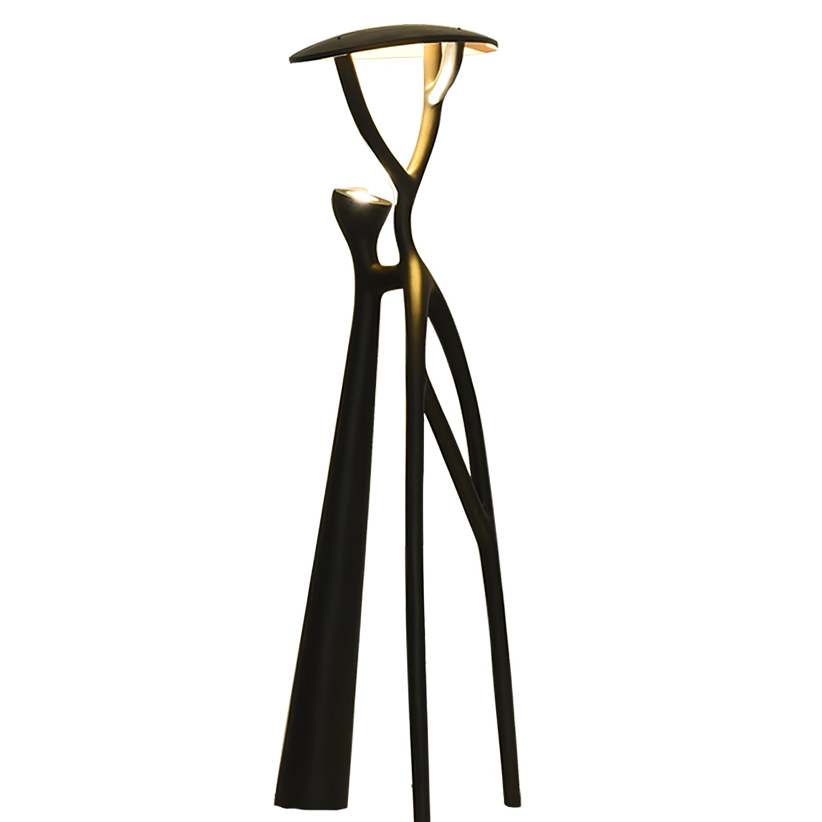 Gothic Tree Sculpture Floor Lamp - Handcrafted Black Metal Tree Design Standing Light for Living Room, Bedroom, or Gothic Home Decor - Perfect for Halloween, Dark Aesthetic, and Fantasy Themed Spaces