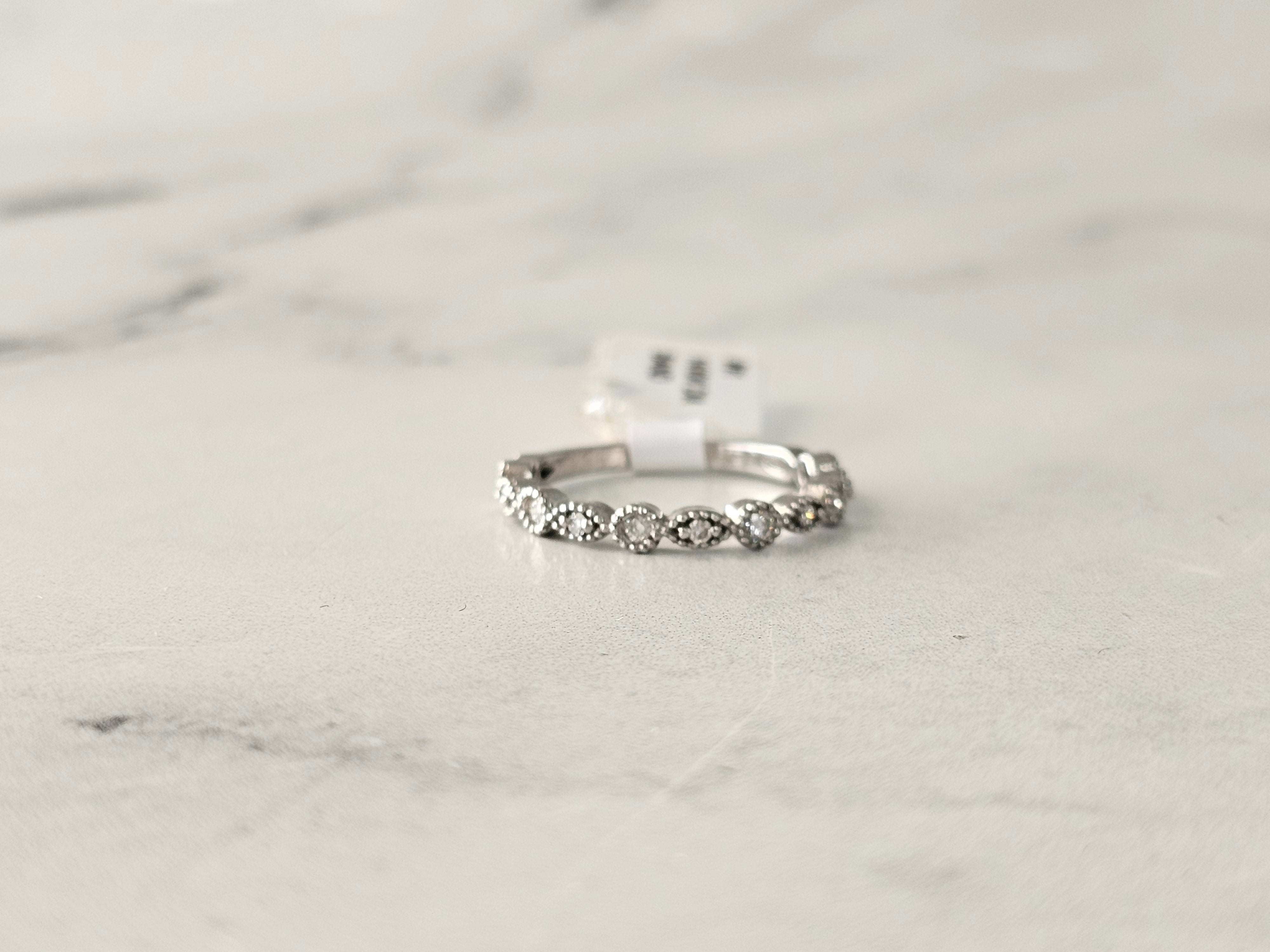 14K White, Rose & Yellow Gold Diamond Stackable Band Ring Set - 0.30cttw Total Weight - Perfect for Layering & Everyday Elegance