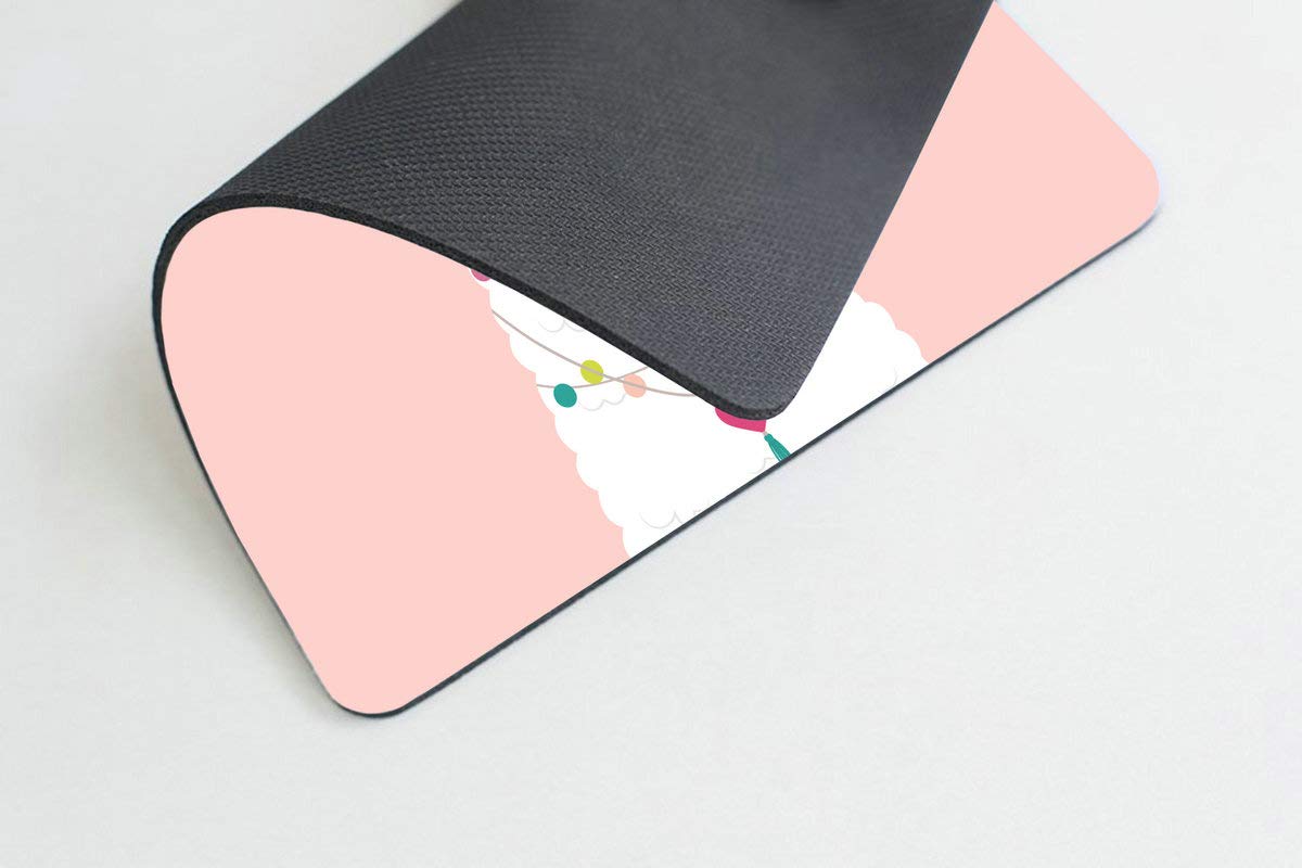 Premium Motivational Mouse Pad with Cute Alpaca & Llama Design - Non-Slip Gaming Mouse Mat for Office, Home & PC Setup - Perfect for Work, Study & Gaming