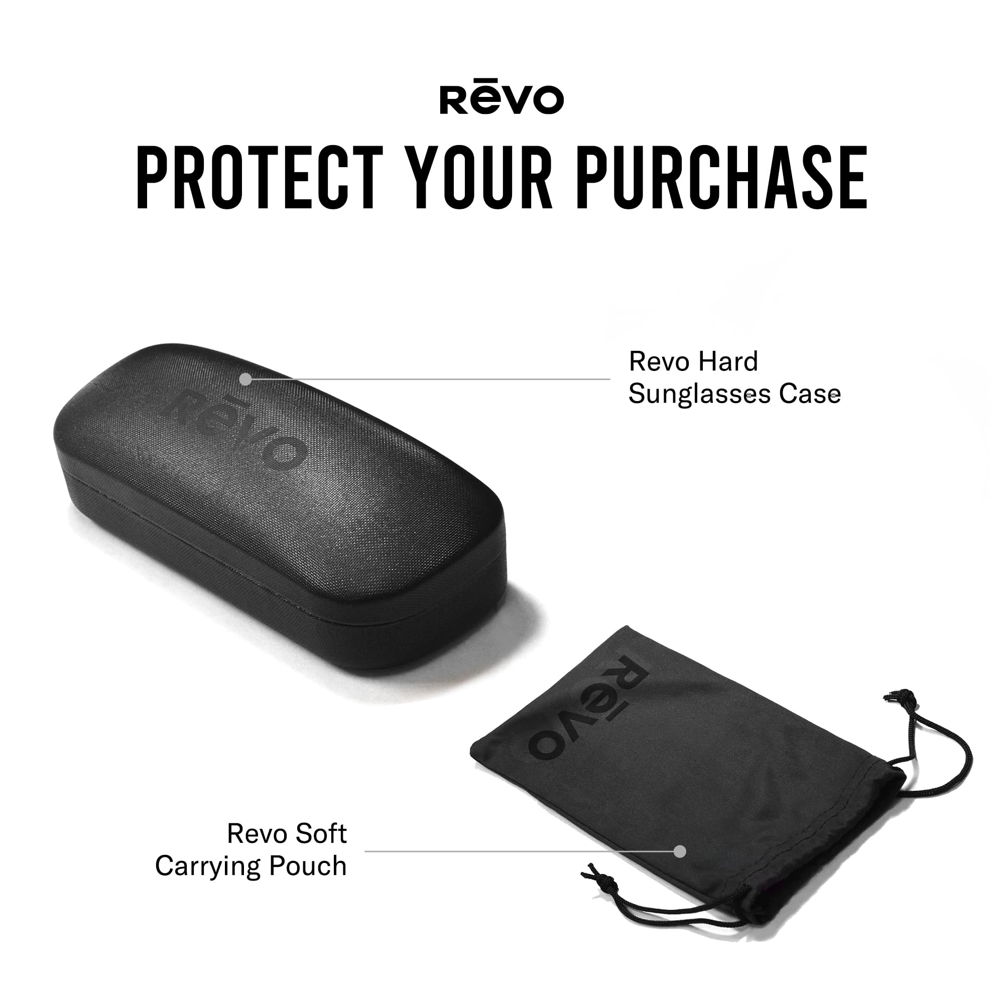 Revo Descend N Polarized Sunglasses - Rimless Rectangular Frame UV Protection for Men & Women | Perfect for Driving, Running, Outdoor Sports & Beach Activities