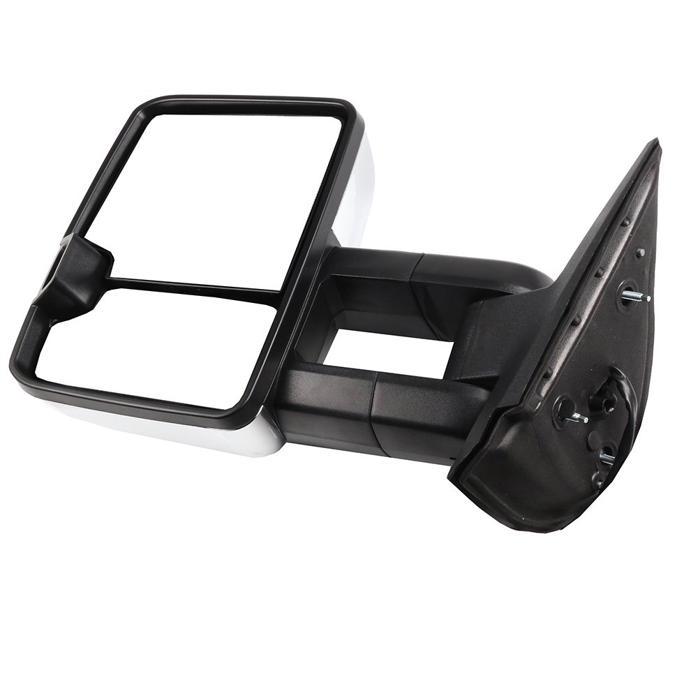 Heated Power Towing Mirrors for 2007-2013 Chevy/GMC Yukon, Yukon XL, Denali & 2014 Sierra 2500/3500 - with Running Lights - Perfect for Towing, Camping & Off-Road Adventures