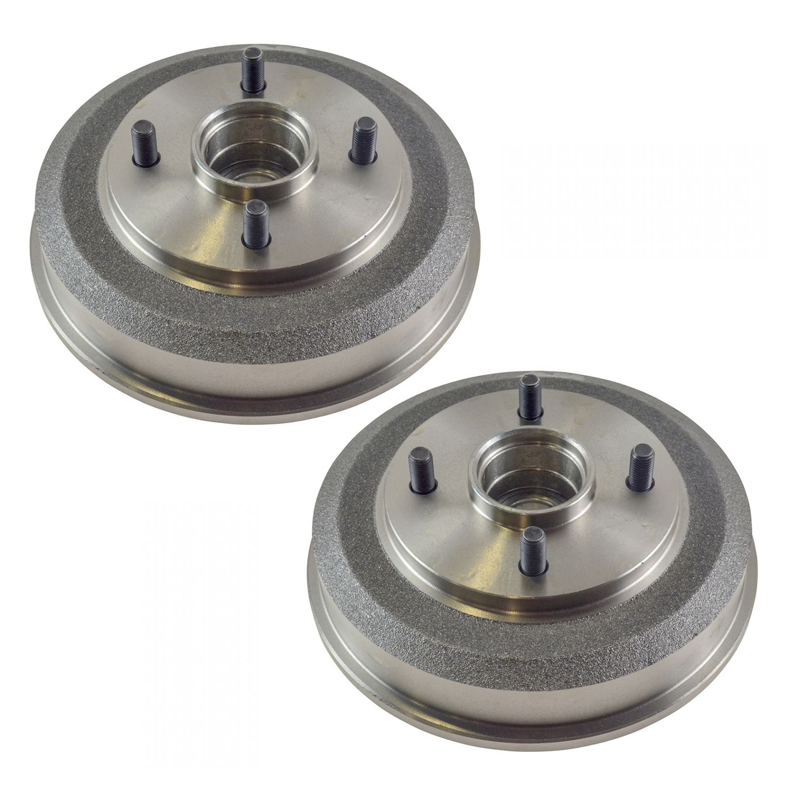 Rear Brake Drum & Shoe Kit for 2000-2008 Ford Focus - Perfect for Brake System Replacement & Maintenance | Safe Stopping Power for Daily Commute & City Driving