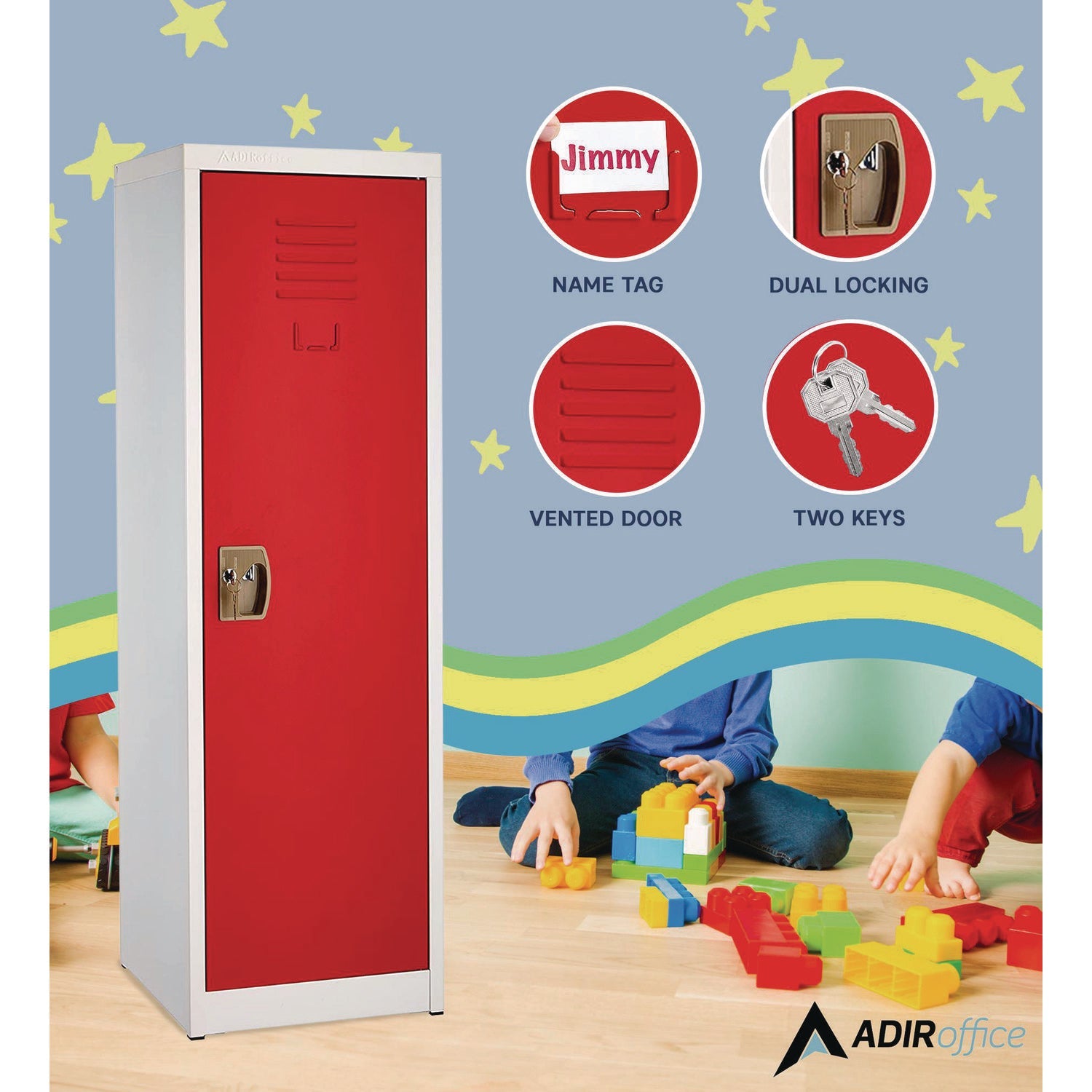 Steel Storage Locker - 1 Compartment, 15