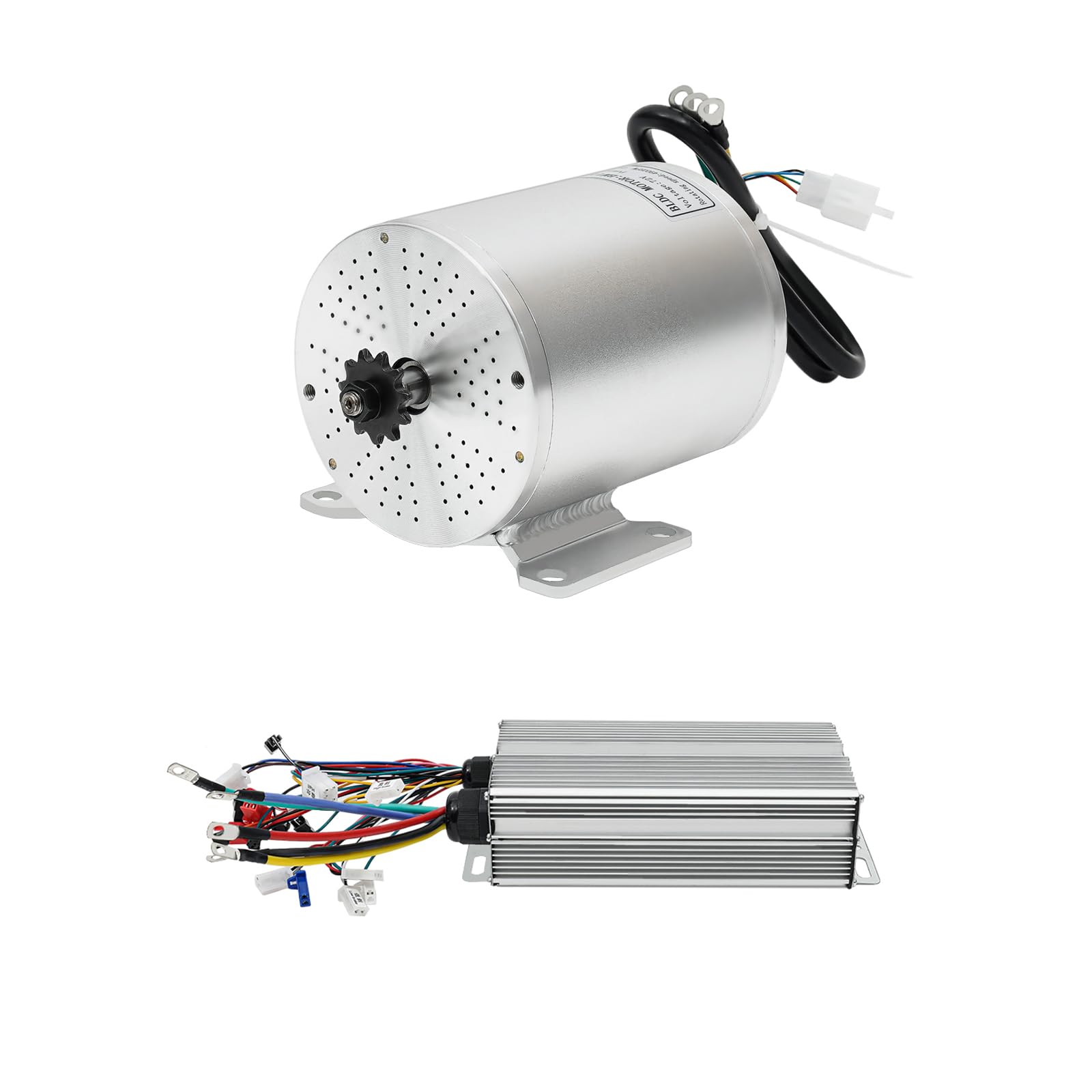 3000W 72V Brushless DC Motor Kit for E-Bike & Electric Scooter - High Speed 5800RPM Motor with Controller - Compatible with E-Bikes, Motorcycles, Mini Cars & DIY Projects - Perfect for Commuting, Off-Road Adventures & Custom Builds