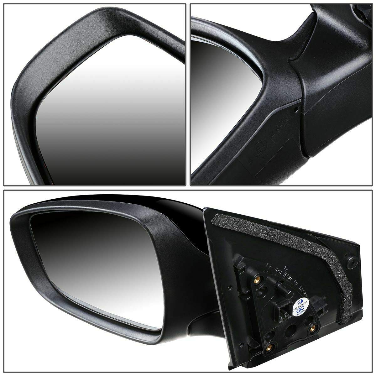 OEMMRHY1320186 Compatible Power Heated Side Mirror Left for Hatchback & Sedan - Perfect for Winter Driving & Replacement Parts