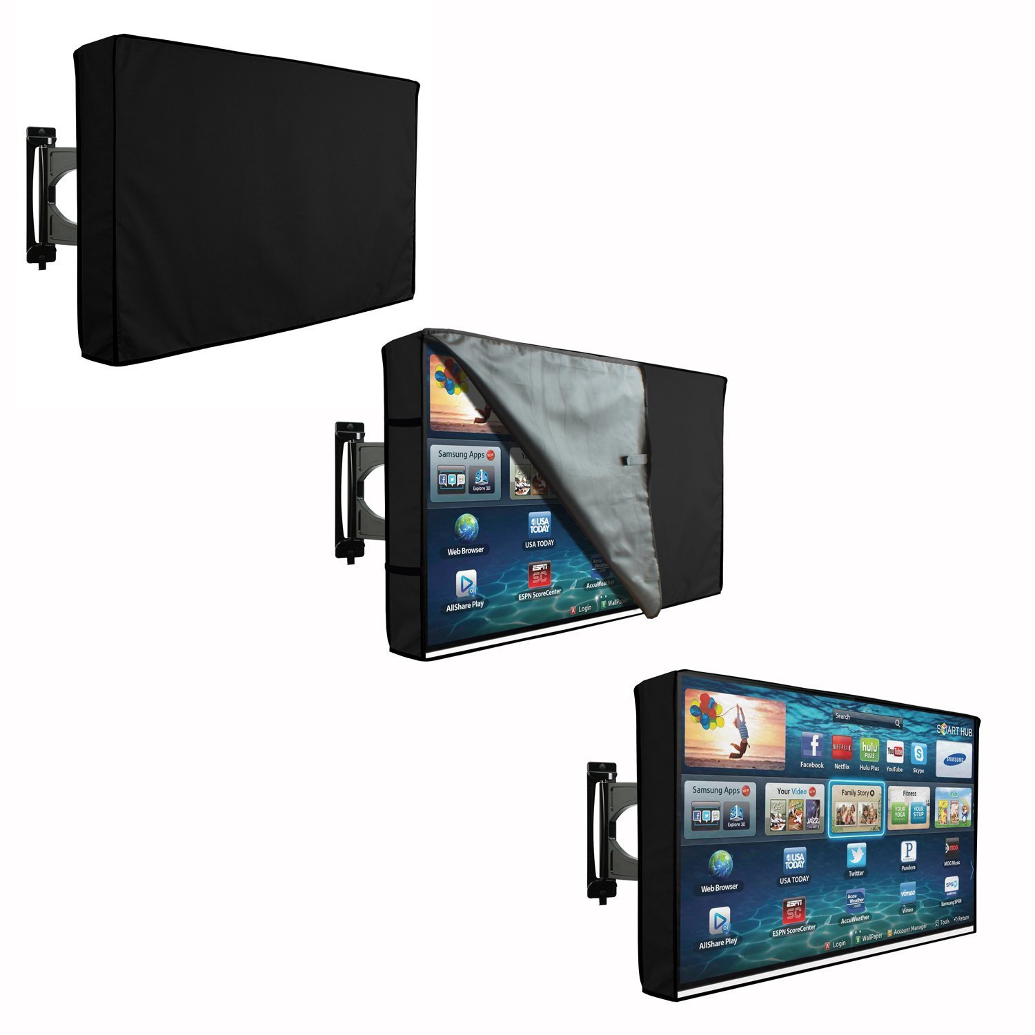 KHOMO GEAR Waterproof Outdoor TV Cover for 40