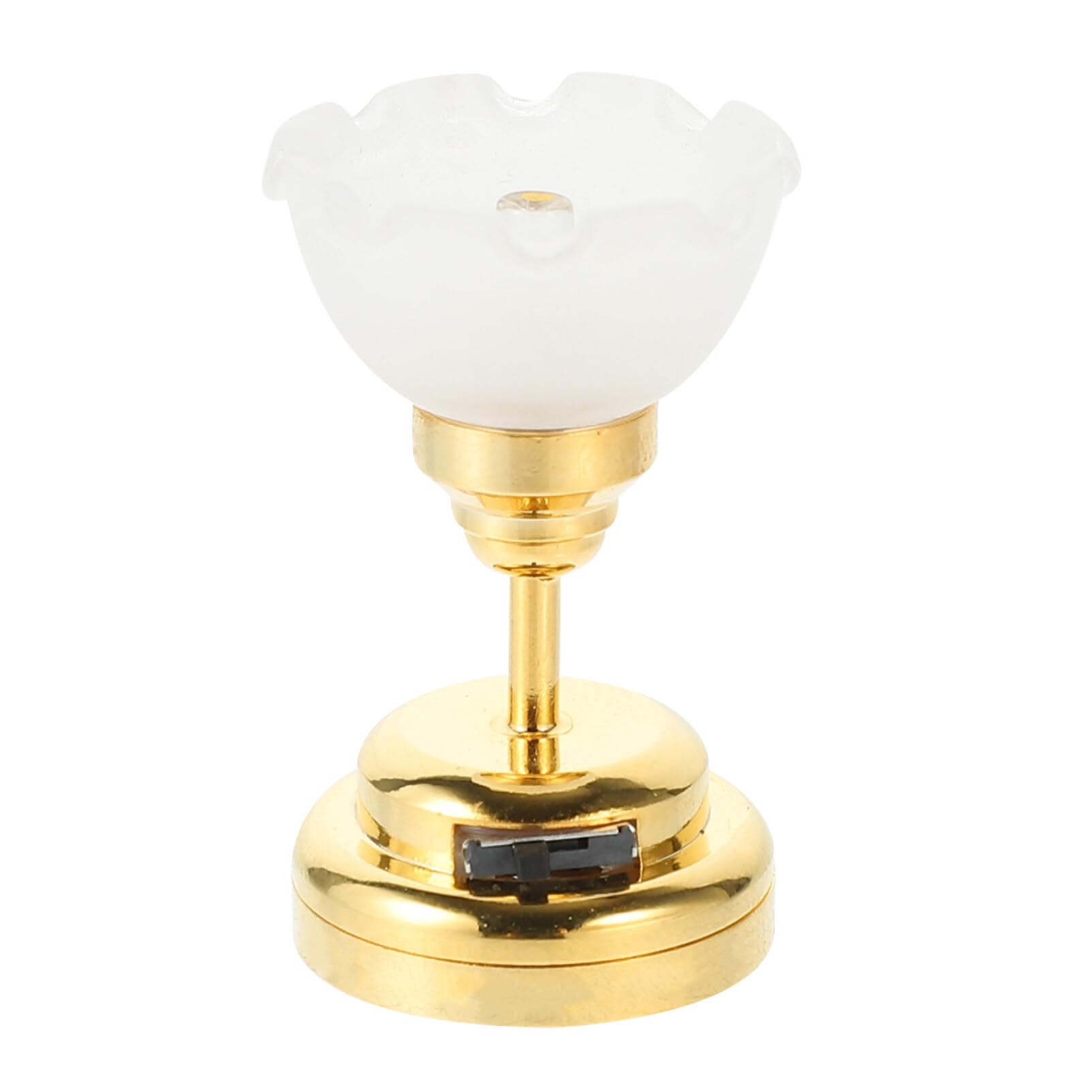 iBasenice Mini LED Hanging Lamp - Dimmable Dollhouse Chandelier, Battery Operated Ceiling Light for Home Decor, DIY Miniature Lighting - Perfect for Dollhouses, Fairy Gardens & Craft Projects