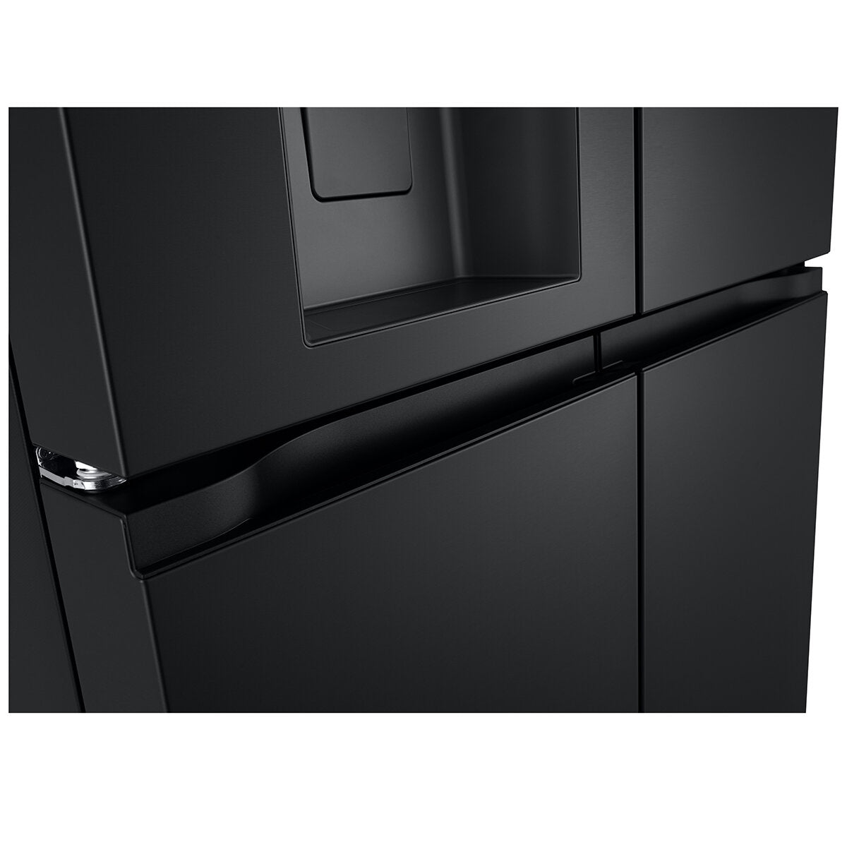 LG 508L French Door Refrigerator with Slim In-Door Ice & Water Dispenser - Matte Black (GF-L500MBL) - Perfect for Modern Kitchens & Open-Concept Homes