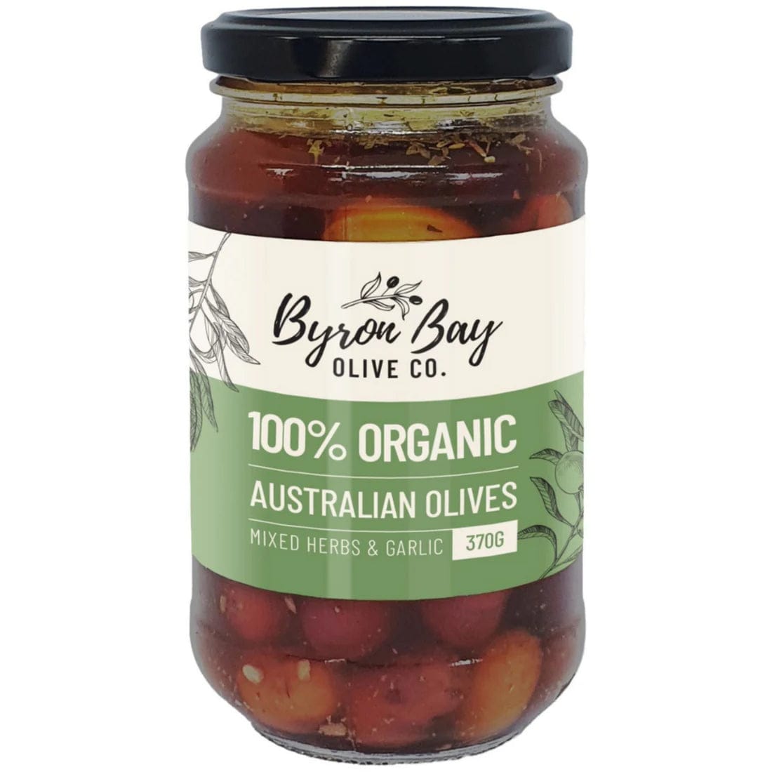 Organic Mixed Olives 370g - Byron Bay Australian Certified (6 Varieties) - Perfect for Charcuterie Boards, Salads & Gourmet Gifts