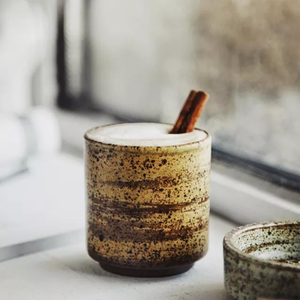 Elegant Ceramic Tea Cups Set - Handcrafted Porcelain Tea Cups for Coffee, Tea & Espresso - Perfect for Home, Office & Gifting