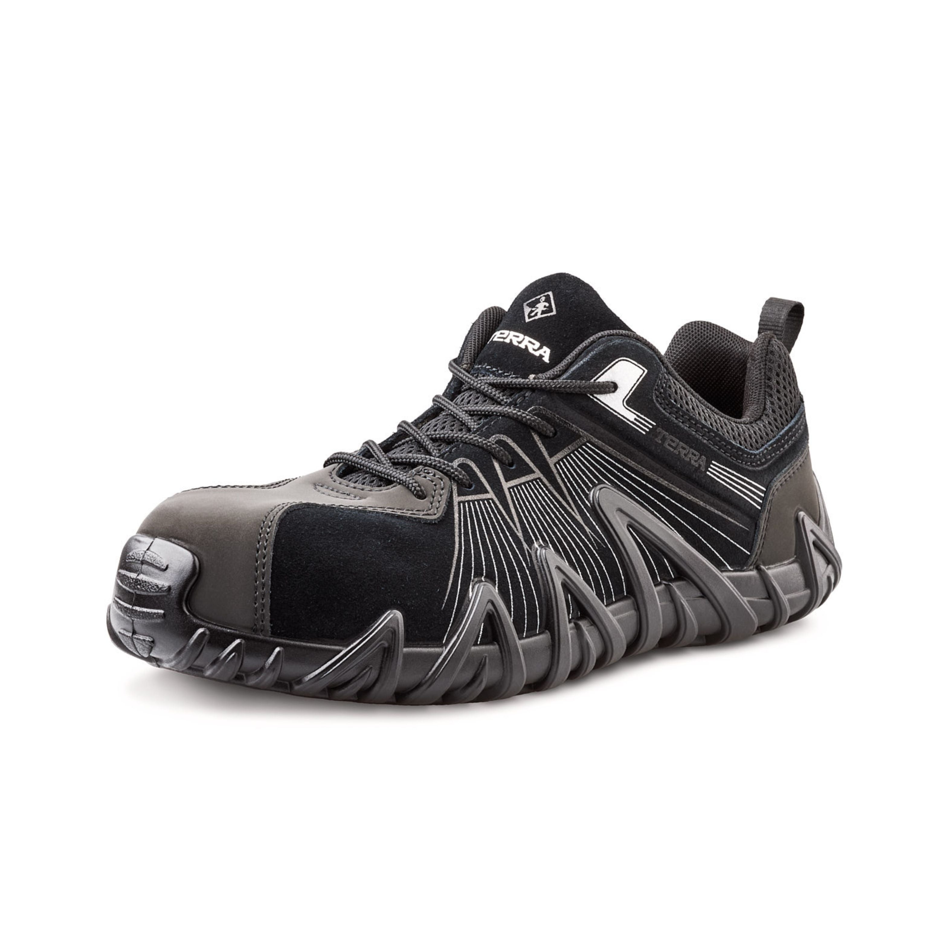 Terra Spider X Unisex Lightweight Composite Toe Work Shoes - Slip Resistant Safety Footwear for Construction & Industrial Work (Silver, TR0A4NPYA18) - Perfect for Warehouse, Factory & Outdoor Jobs