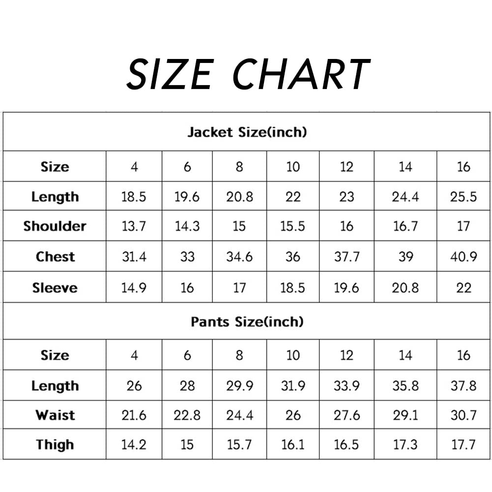 WOWULOVELY Girls Winter Ski Suit - Thickened Warm Hooded Snowsuit & Pants Set for Toddlers - Perfect for Skiing, Snowboarding & Outdoor Winter Play