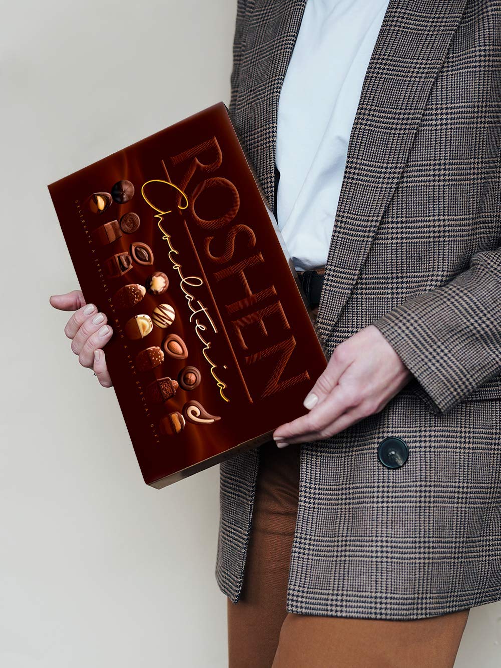 Roshen Premium Assorted Chocolate Gift Box - 6.84oz/194g Deluxe Candy Collection | Perfect for Holidays, Birthdays & Corporate Gifts