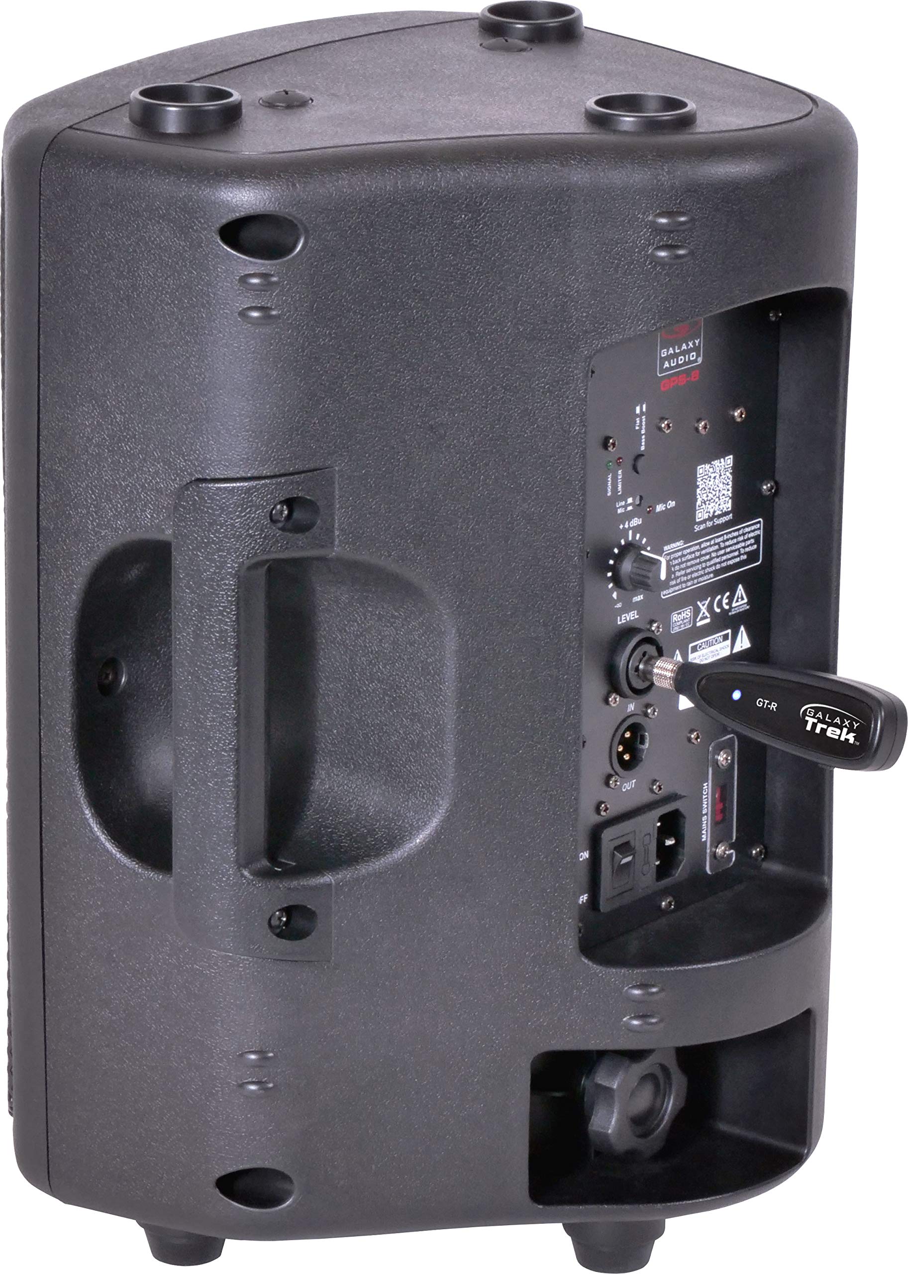 Galaxy Audio GalaxyTrek GT-INST-1 Wireless Portable Disc Transducer - High-Quality Sound for Outdoor Events, DJ Performances & Live Music