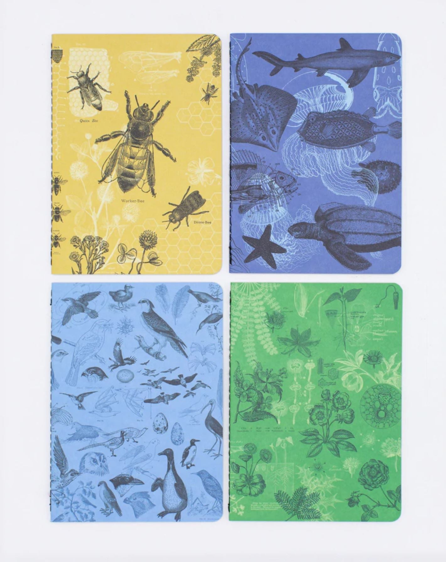 Premium Life Science Pocket Notebook 4-Pack - Lined Lab Journal for Biology, Chemistry & Research - Perfect for Students, Scientists & Field Work