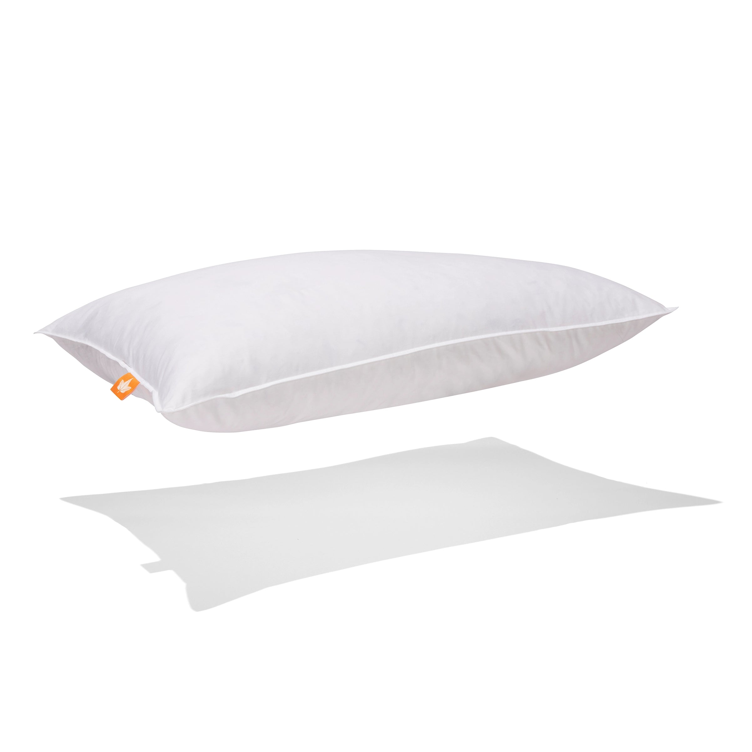 Premium White Goose Feather Pillow - Hypoallergenic & Supportive for Neck Pain - Perfect for Side Sleepers, Back Pain Relief & Luxury Bedding