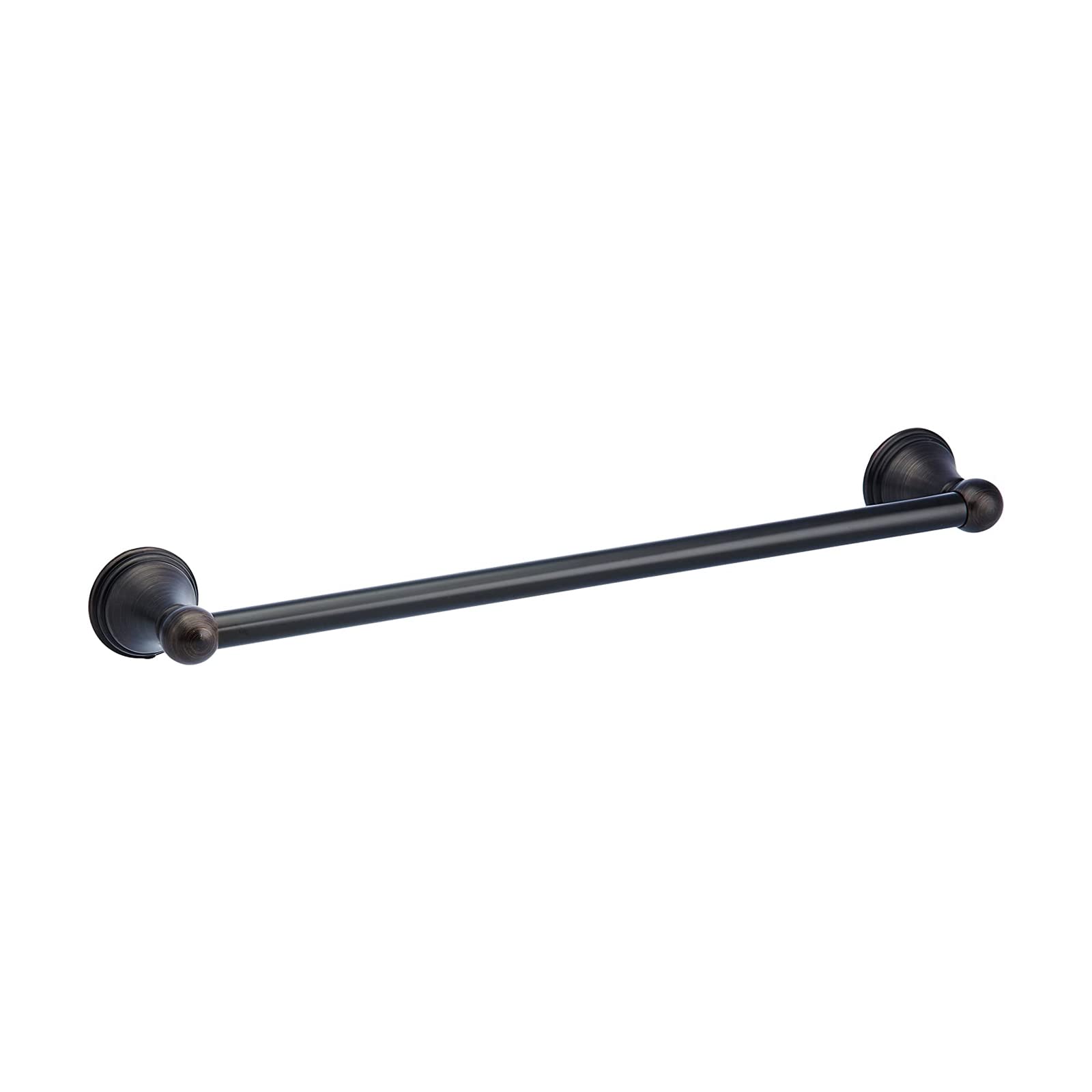 Amazon Basics 5-Piece Modern Bathroom Accessories Set - Oil Rubbed Bronze Towel Holder, Soap Dispenser & More for Stylish Bathroom Organization (Shower, Vanity, Powder Room)