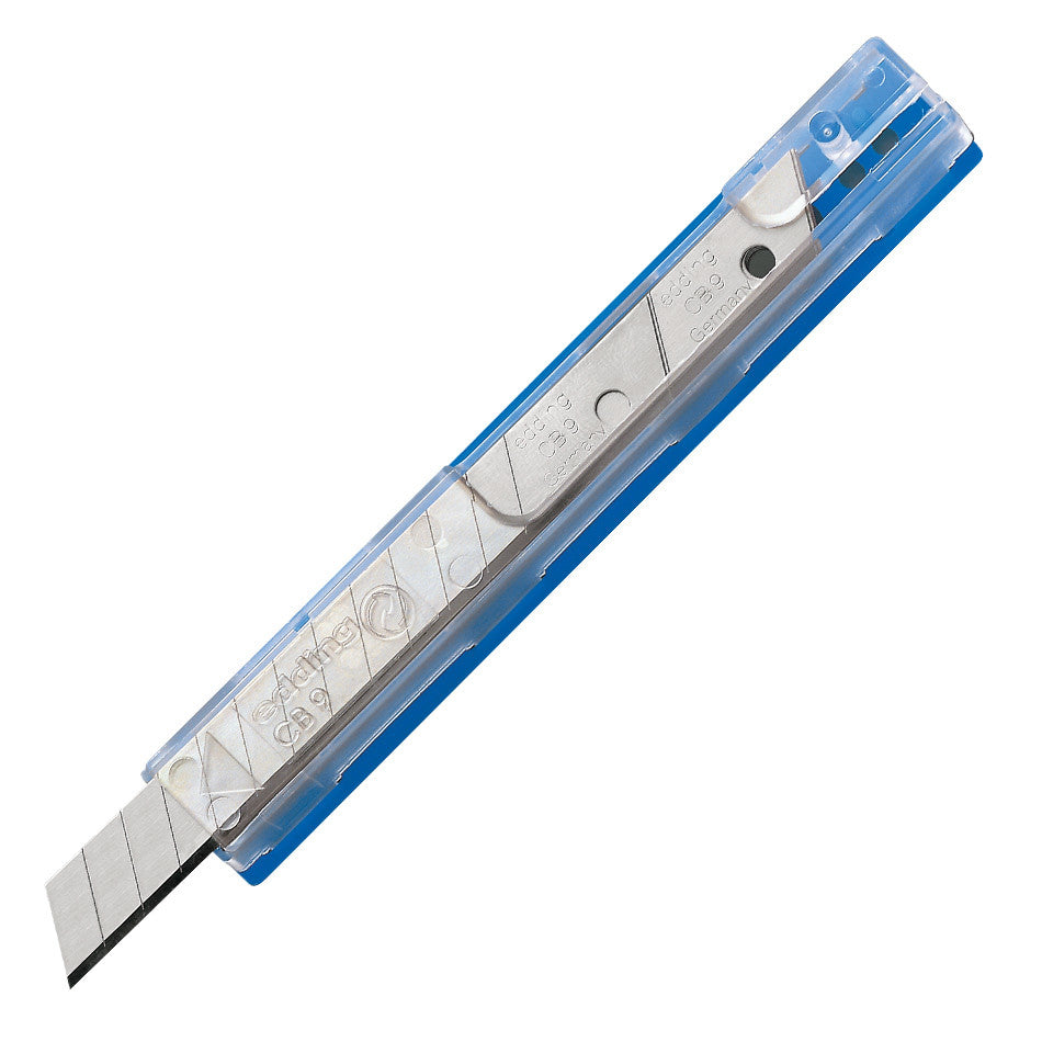 edding CB9 9mm Replacement Blades - Pack of 10 Sharp Blades for Label Makers & Industrial Marking Tools | Perfect for Warehouse, Shipping & Inventory Labeling