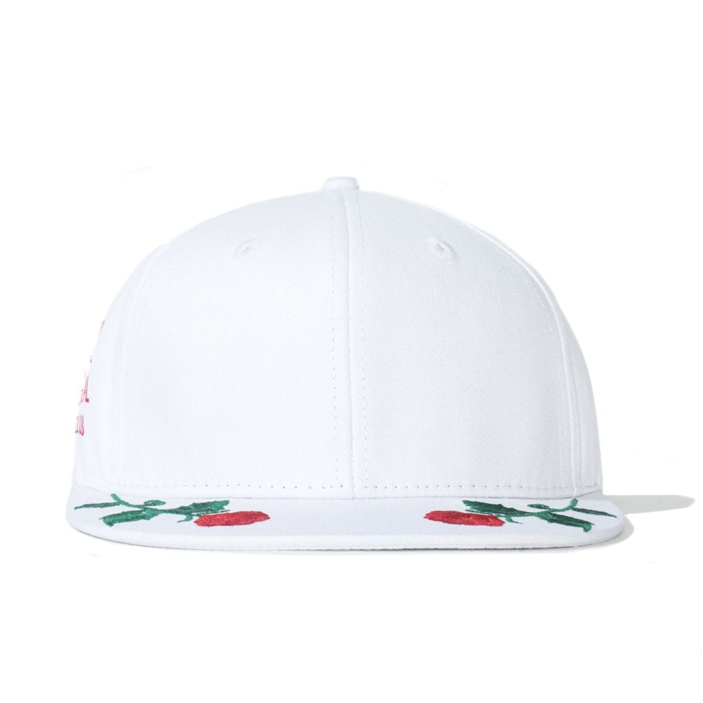 ANTISOCIAL SOCIAL CLUB Roses Are Red White Cap - Streetwear Snapback Hat for Men & Women - Perfect for Urban Fashion, Hip Hop Style and Casual Outfits