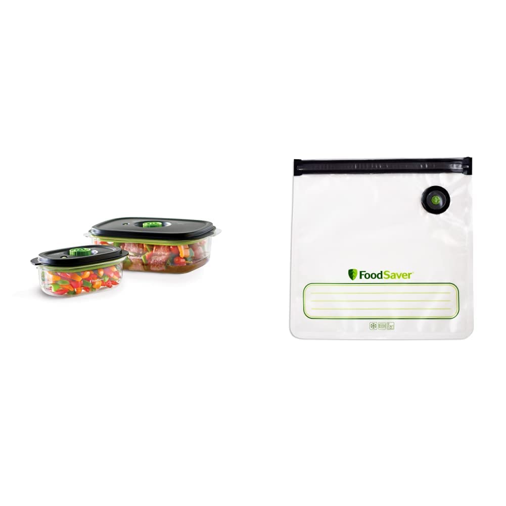 FoodSaver Vacuum Containers & Gallon Bags (8-Pack) for Meal Prep & Storage