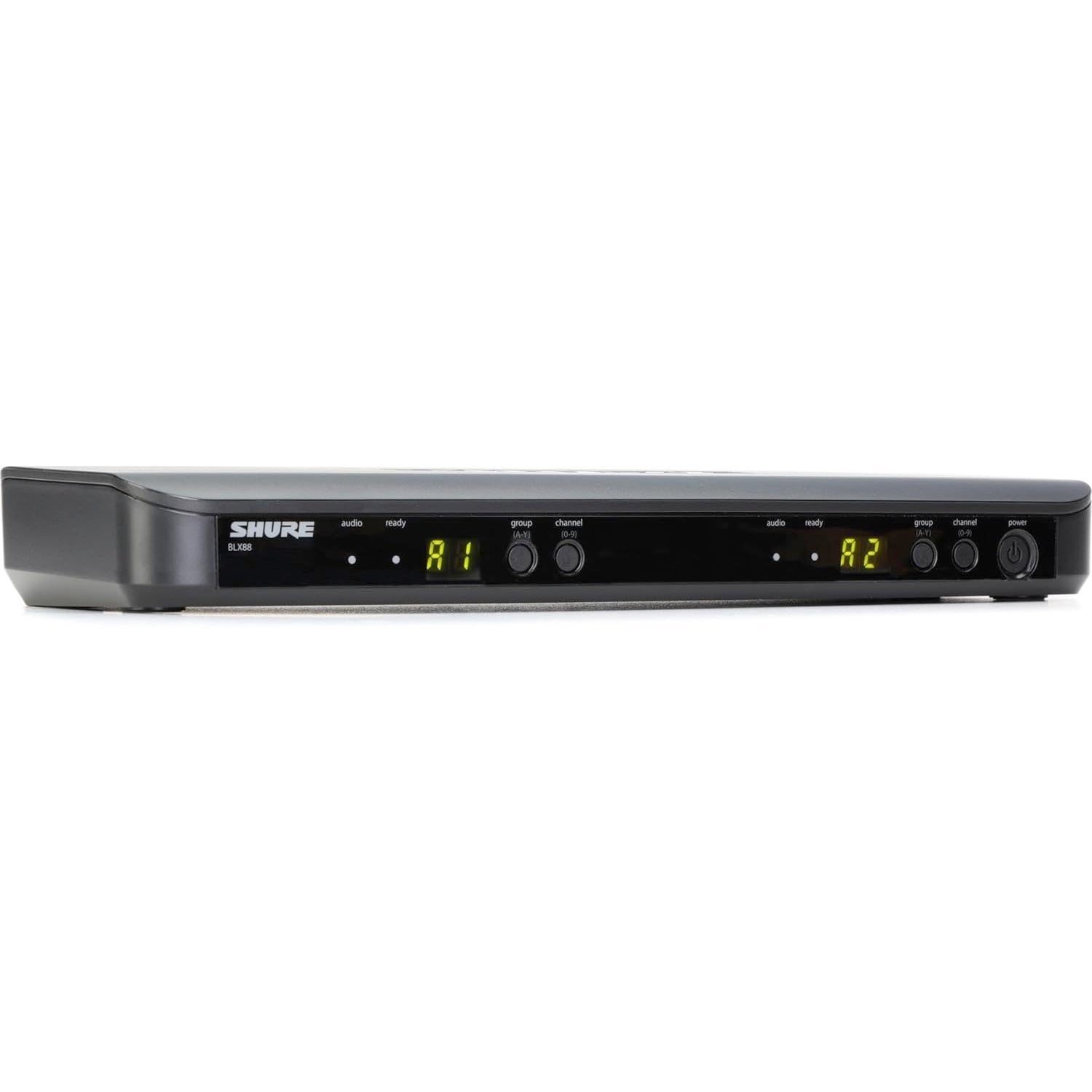 Shure BLX88 Dual Wireless Receiver for Microphones - Professional Audio System for Live Performances, Events & Studio Recording