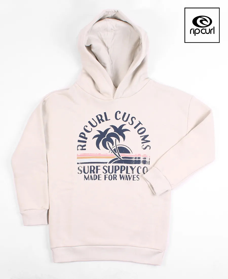 Rip Curl Men's FE Hood Loose Print Pullover Hoodie - Warm & Stylish for Surfing, Skateboarding & Casual Wear