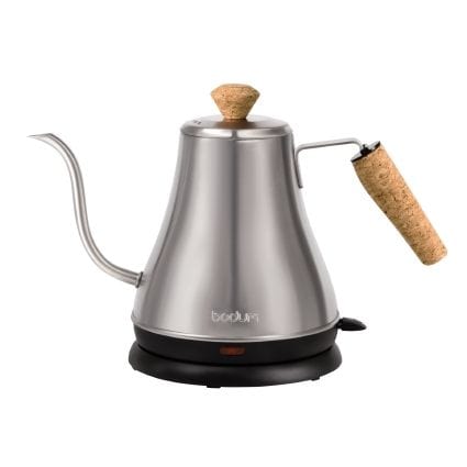 Bodum Gooseneck Electric Water Kettle - Precision Pouring for Coffee & Tea Brewing - Perfect for Pour Over, French Press, and Home Barista Use