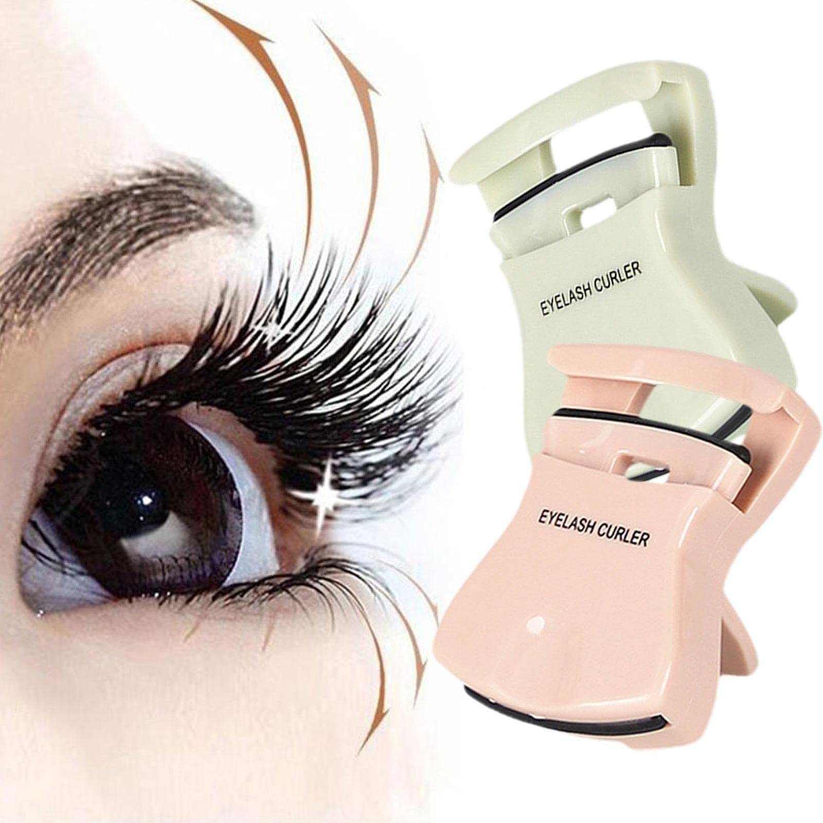 Portable Eyelash Curler & Lash Lift Tool - Mini Eyelash Curling Clip for Perfect Lash Extension & Makeup - Perfect for Travel, Home Use & Professional Salon Application