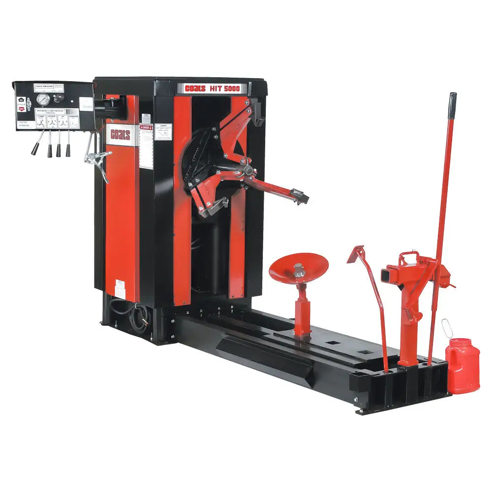 HIT 5000 Heavy Duty Truck Tire Changer Machine for Commercial & Auto Shops - Professional Wheel Service & Repair Equipment for Semi Trucks & Trailers