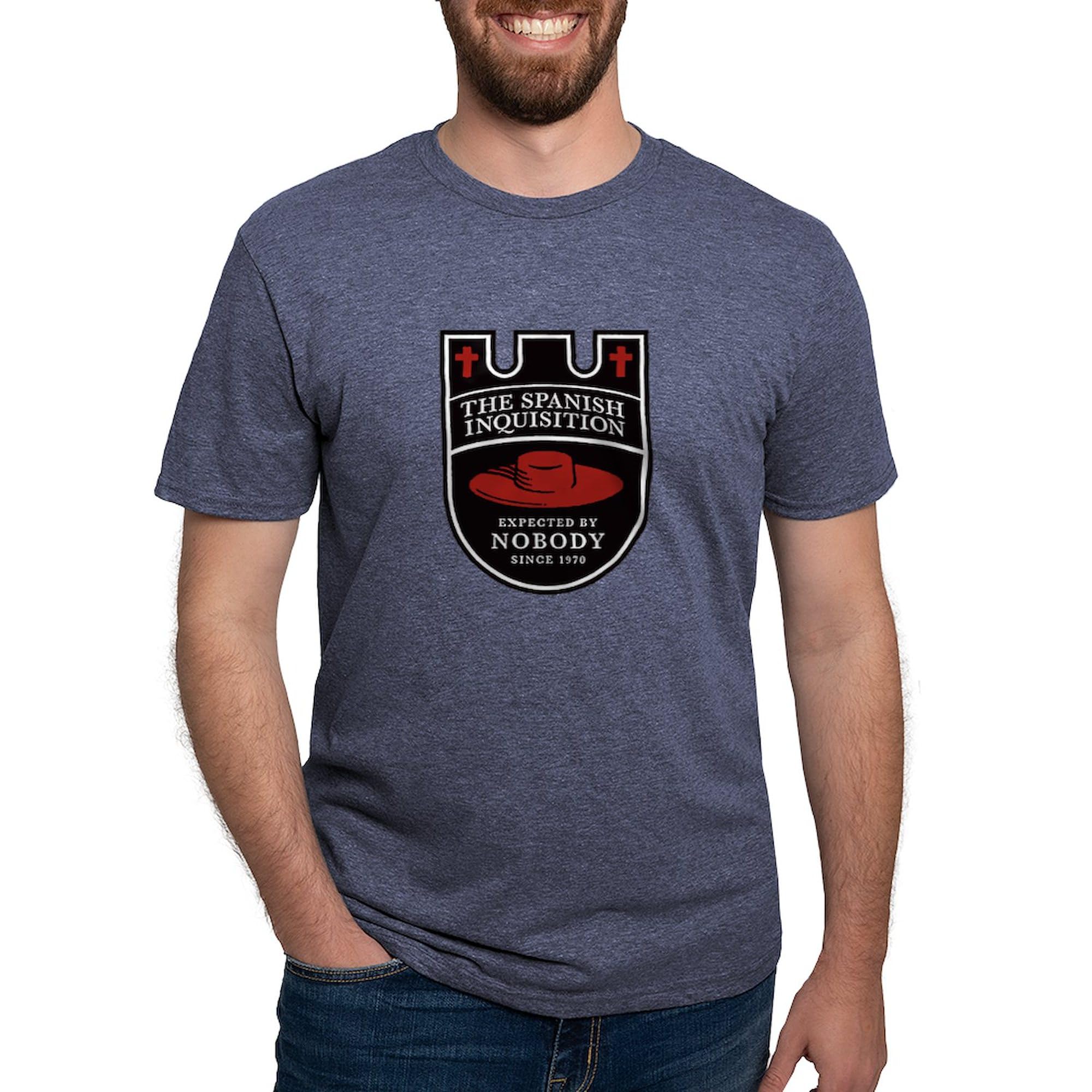 Spanish Inquisition T-Shirt for Men - Premium Tri-Blend Comfort Fit Tee - Perfect for Casual Wear, Gifts & Funny Costume Parties