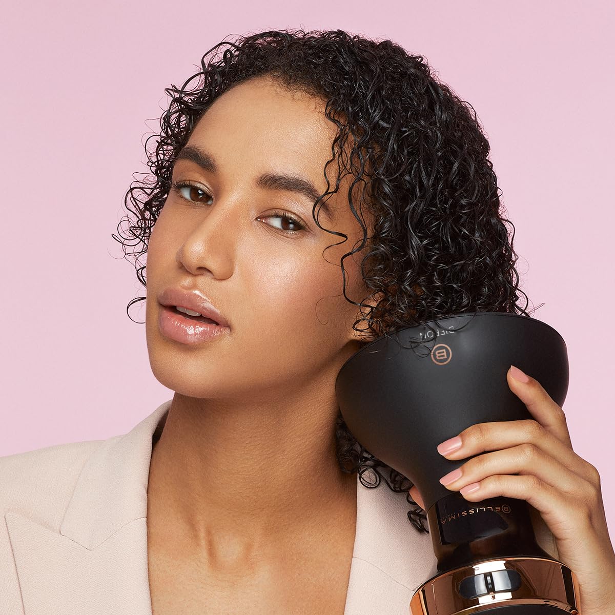 Ceramic Hair Diffuser for Curly Hair - Lightweight Hair Dryer Attachment with Argan Oil (DF1 5000) - Perfect for Salon & Home Styling, Travel-Friendly Hair Care Accessory