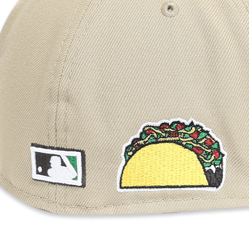 Los Angeles Dodgers 50th Anniversary Brown 59FIFTY Fitted Baseball Cap for Men - Perfect for Game Day, Sports Events & Fan Collections