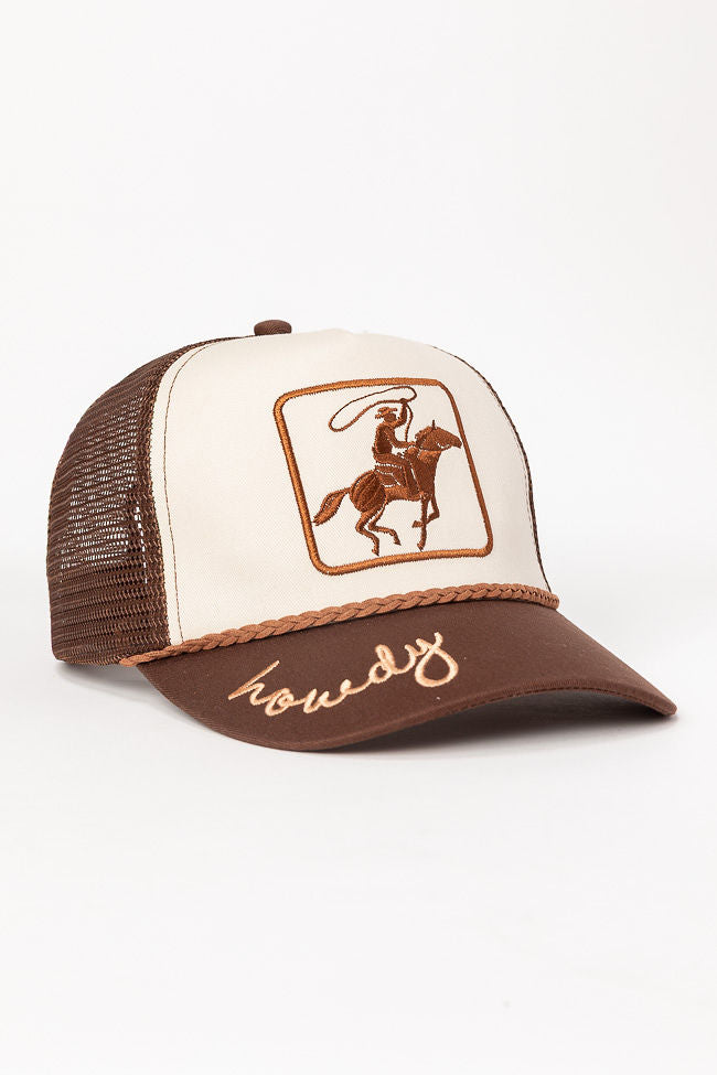 Cowboy Brown Two-Tone Baseball Cap for Men & Women - Stylish Adjustable Hat for Outdoor Activities, Sports, and Casual Wear