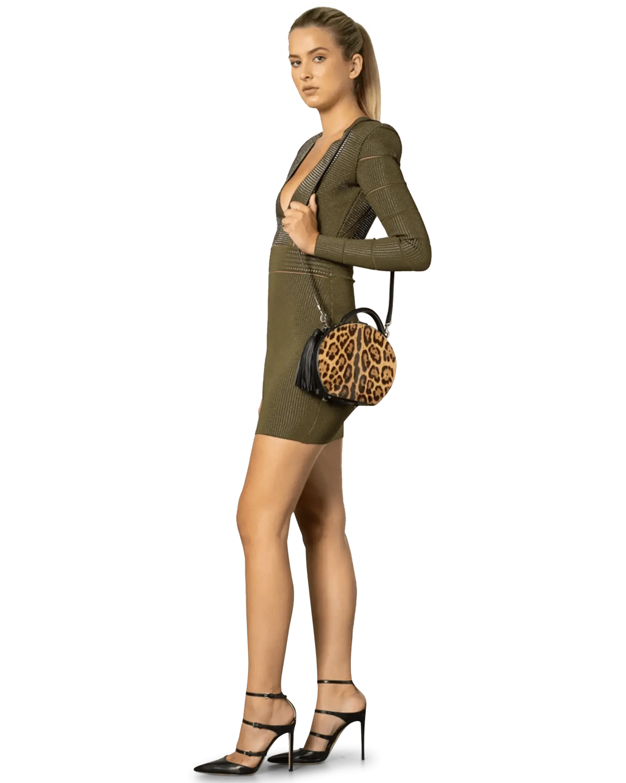 Stylish Mica Leopard Print Handbag for Women - Trendy Crossbody Purse with Adjustable Strap - Perfect for Work, Travel & Night Out