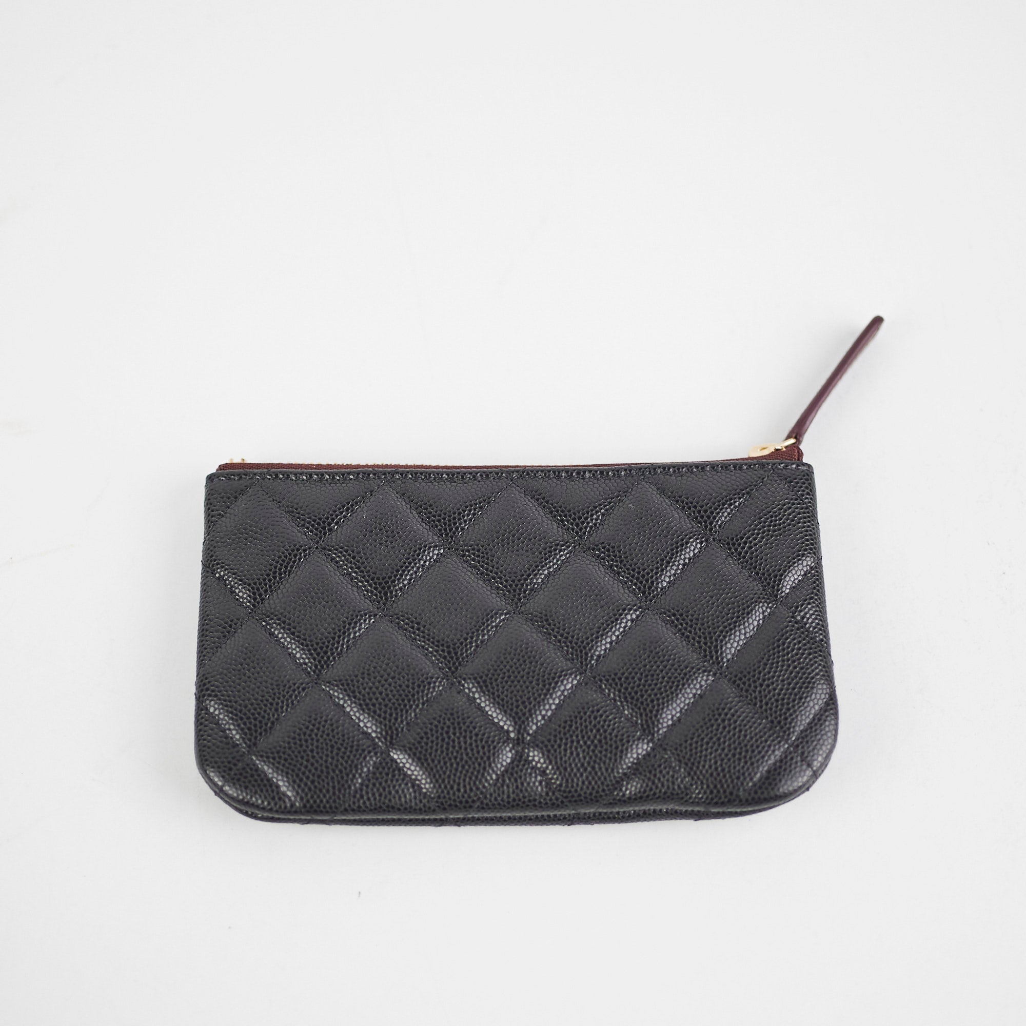 Chanel Mini O Case Black Caviar Leather Crossbody Bag - Luxury Designer Handbag for Women | Perfect for Evening Parties, Date Nights & Special Occasions
