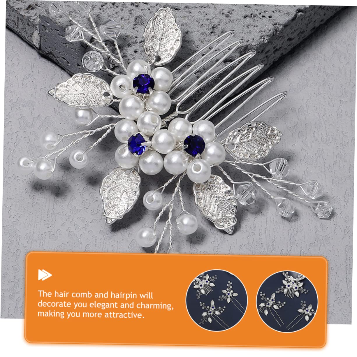 FOMIYES Elegant Leaf Hairpin for Wedding Bridal Hair Accessories - Perfect for Brides, Bridesmaids, and Special Occasions