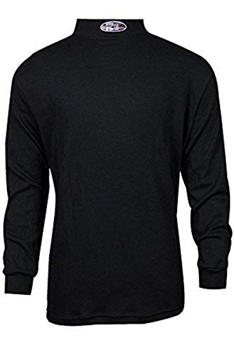 National Safety Apparel BSTBKLSXL Black Ice FR Flame Resistant Crewneck Shirt - X-Large, Black | Workwear for Oilfield, Construction & Industrial Safety